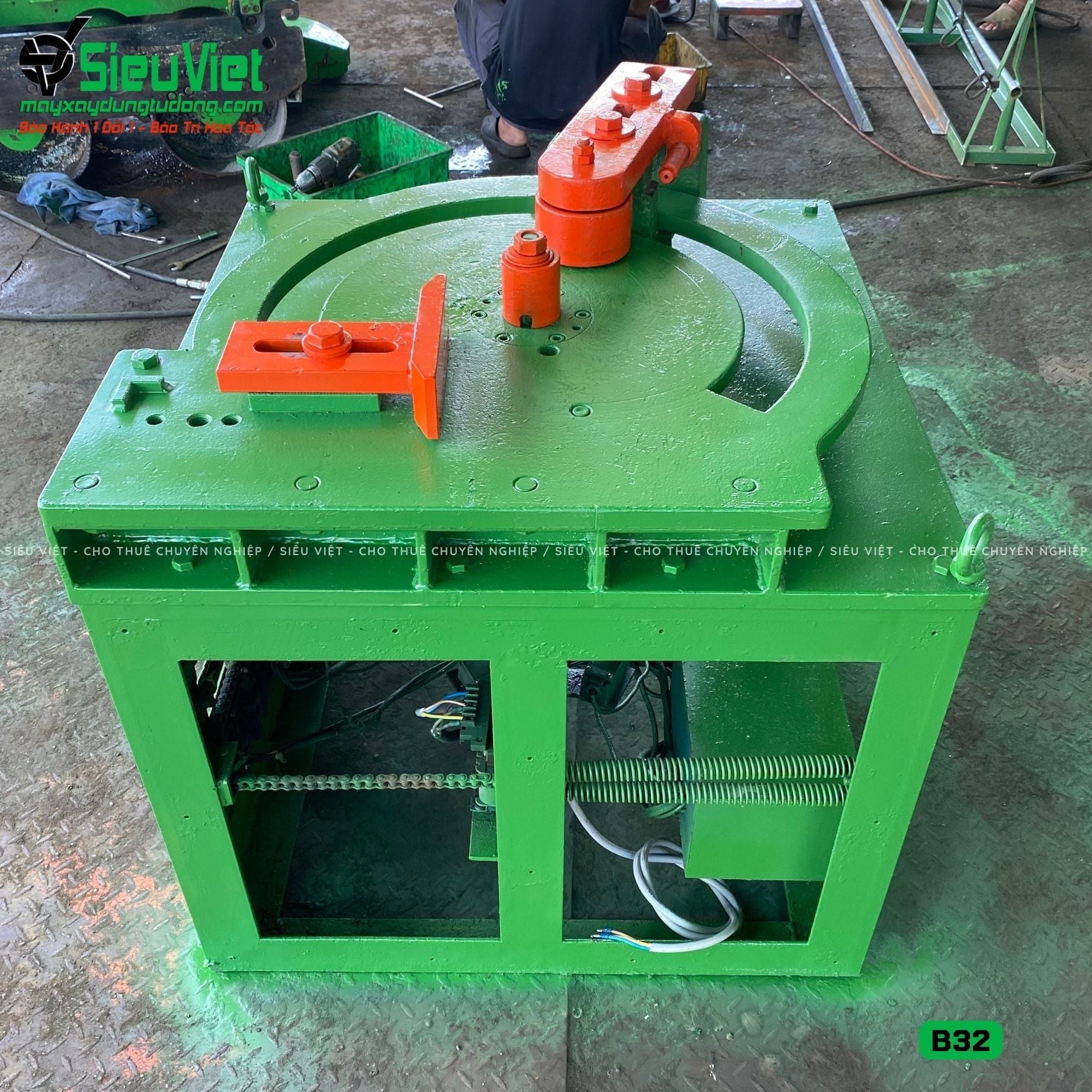 (Cũ) Máy uốn sắt B32 - Điện 380V, 3 Pha (Loại 1)