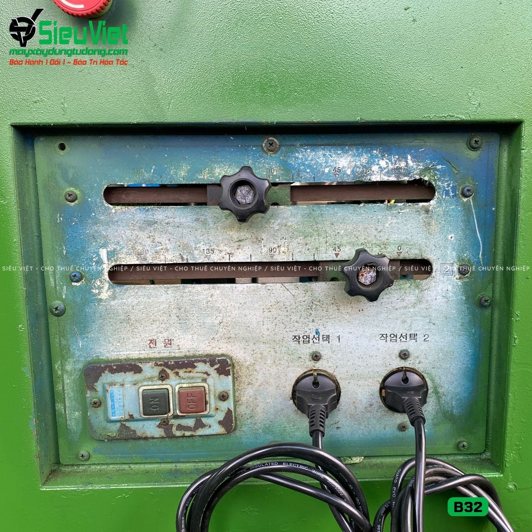 (Cũ) Máy uốn sắt B32 - Điện 380V, 3 Pha (Loại 1)