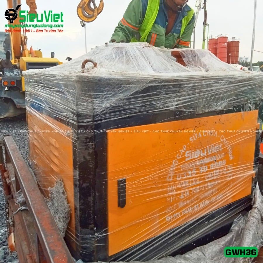 Máy uốn tròn sắt xây dựng phi 12-28 GWH36 - Điện 380v, 3 Pha