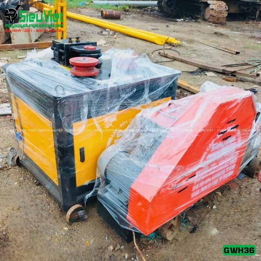 Thuê Tháng Máy uốn tròn sắt phi 12-28 GWH36 - Điện 380v, 3 Pha