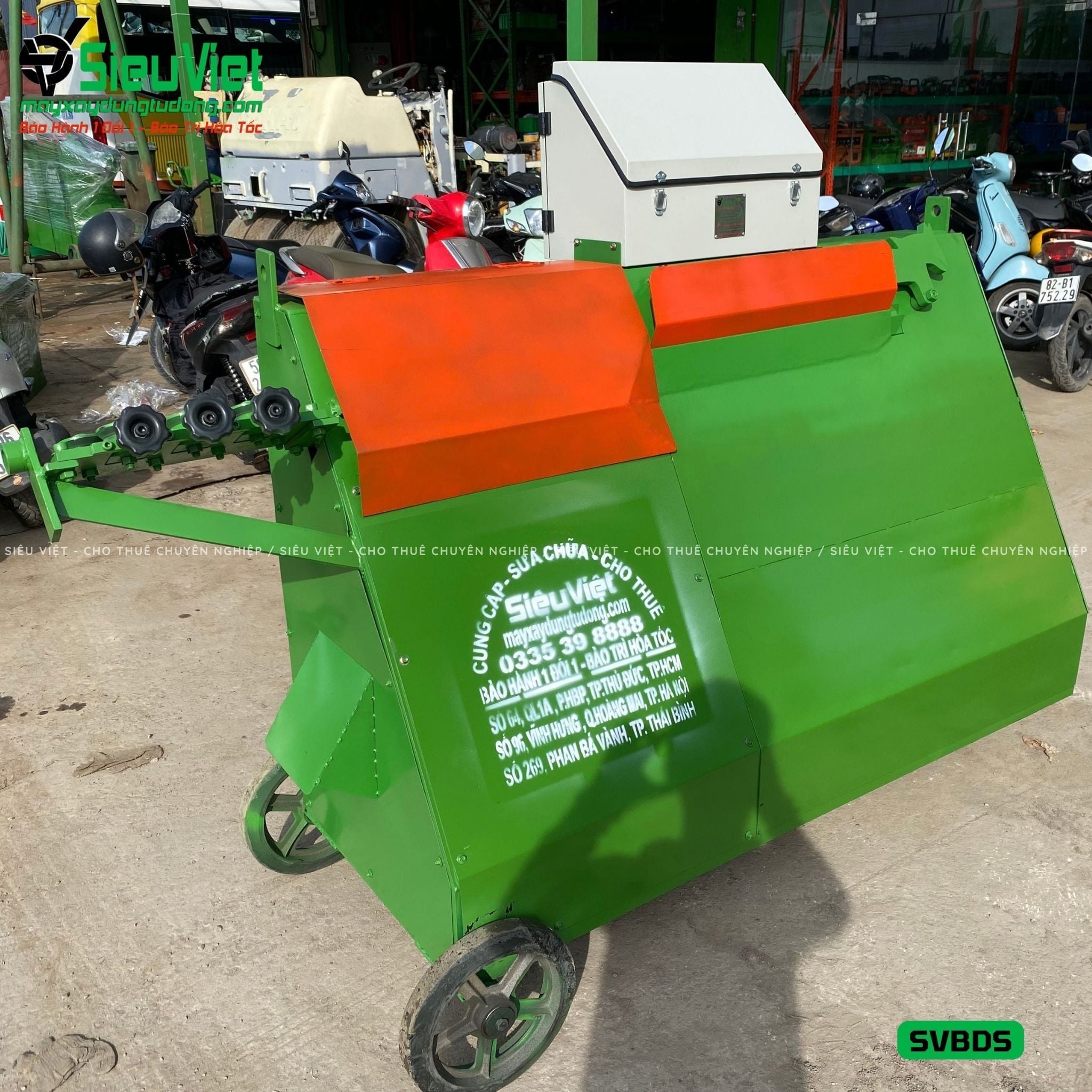 Thuê Tháng Máy bẻ đai sắt phi 6-8mm SVBDS - Điện 220V, Dân dụng