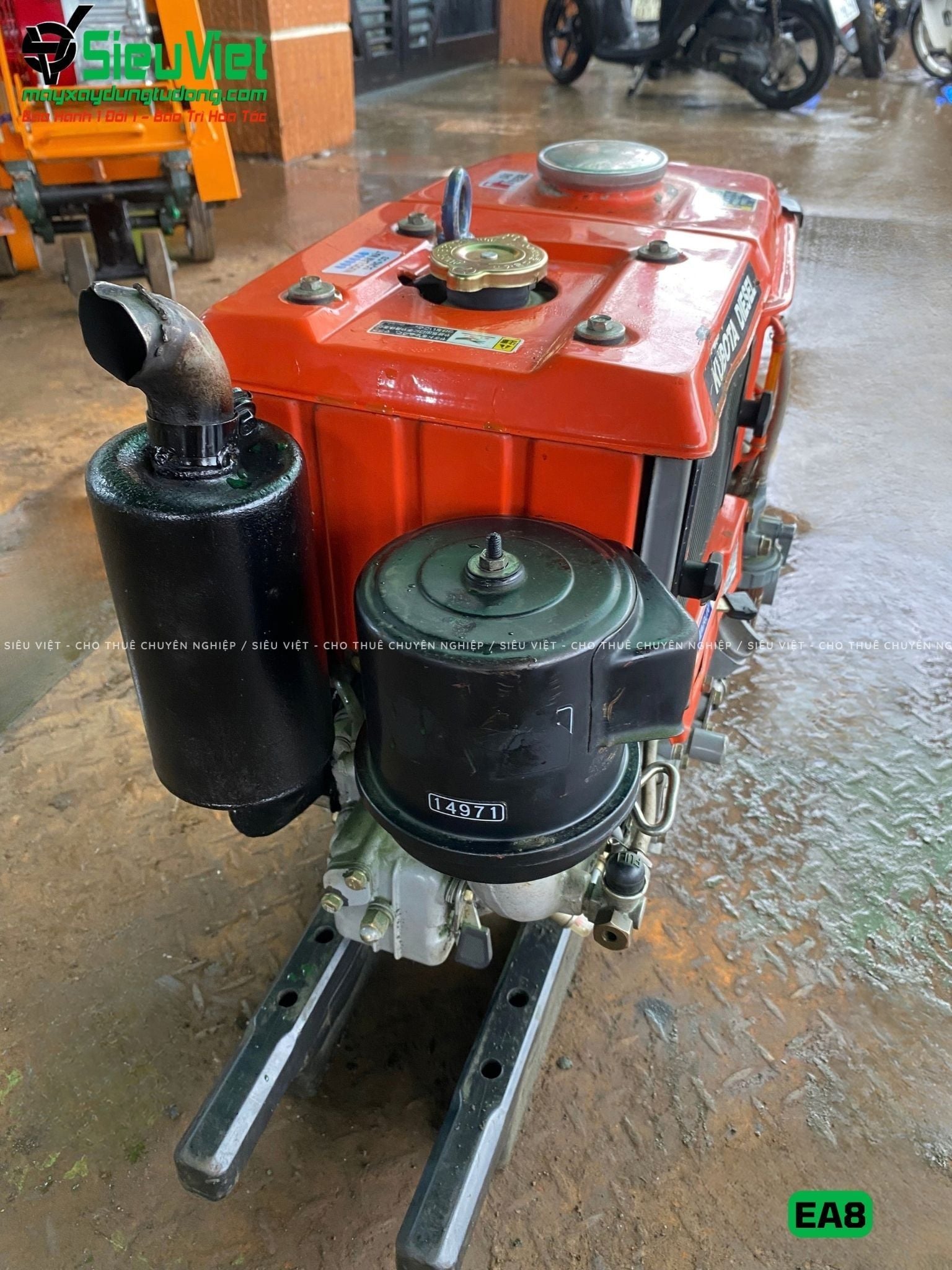 (Cũ) Động cơ diesel Kubota EA8 Nhật Bản - Chất lượng, giá tốt
