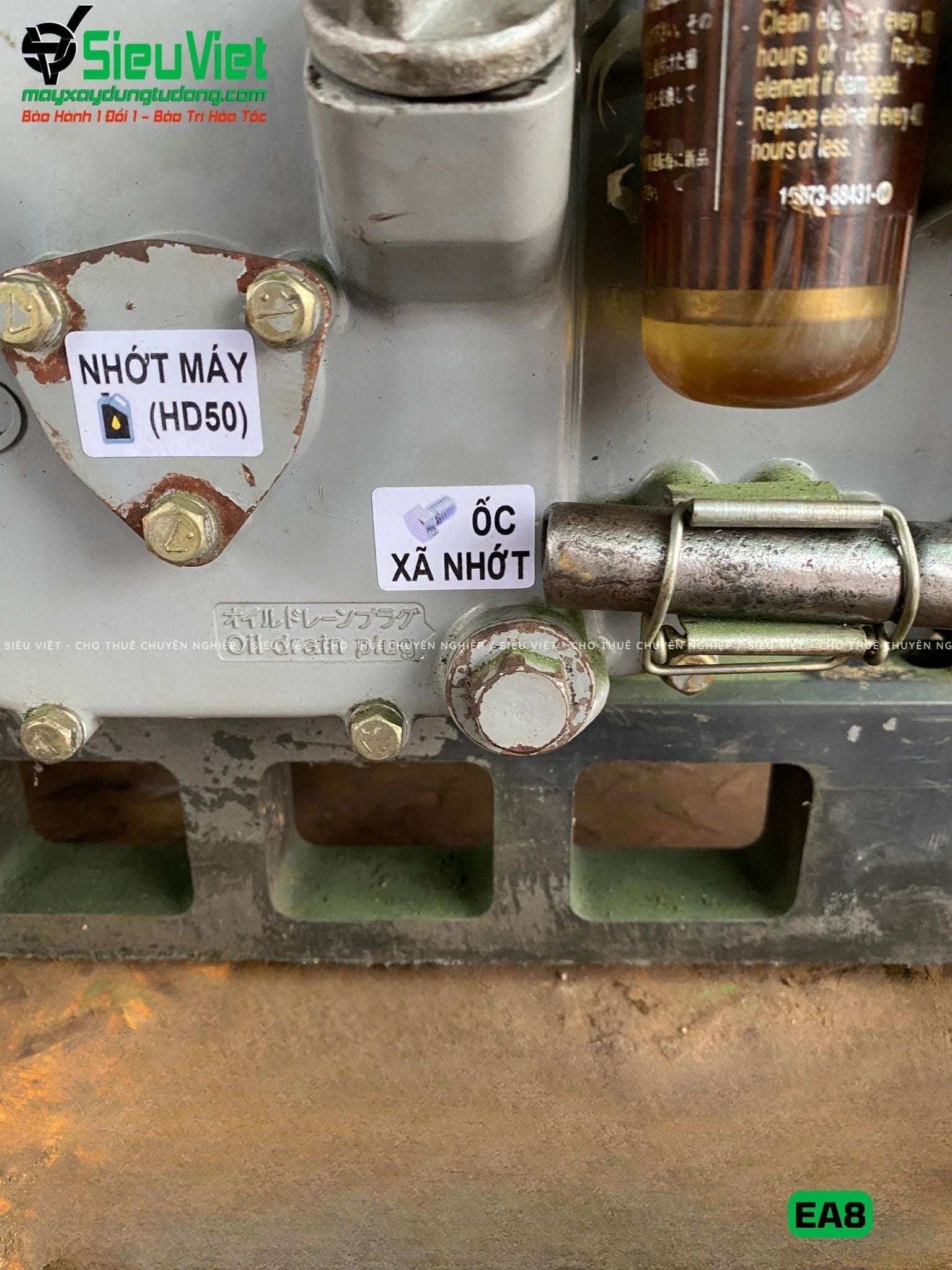 (Cũ) Động cơ diesel Kubota EA8 Nhật Bản - Chất lượng, giá tốt