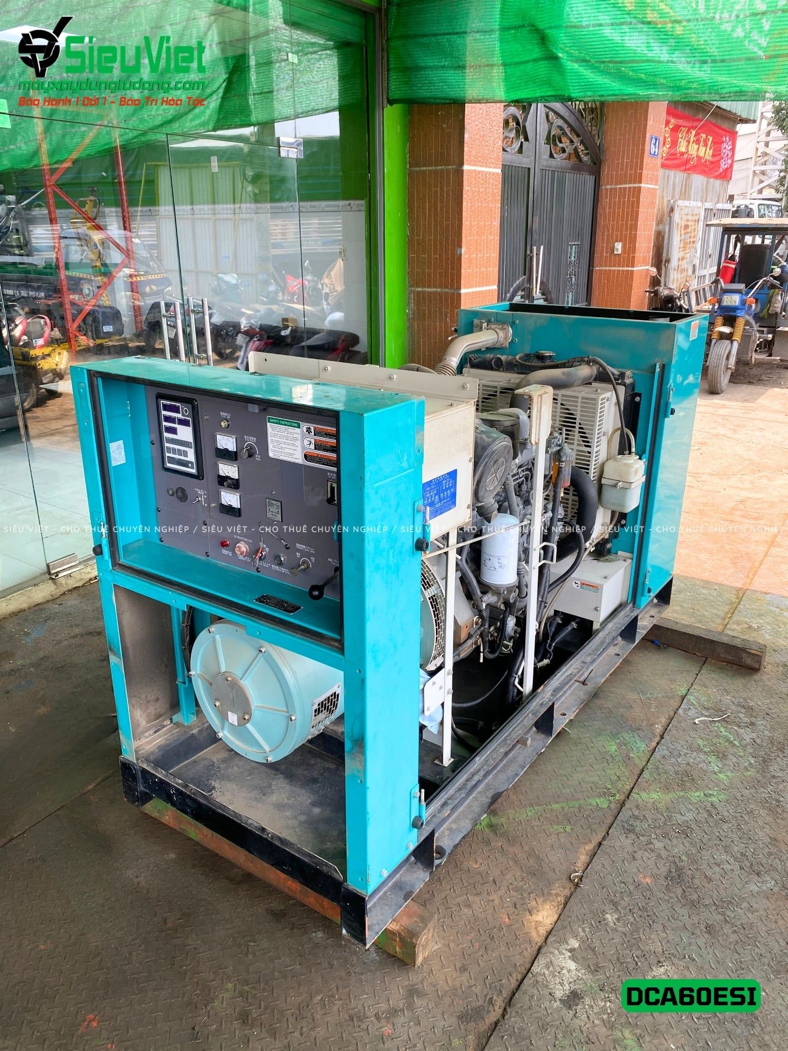 Thuê Ngày Máy phát điện 50kVA DCA60ESI - Động cơ Diesel