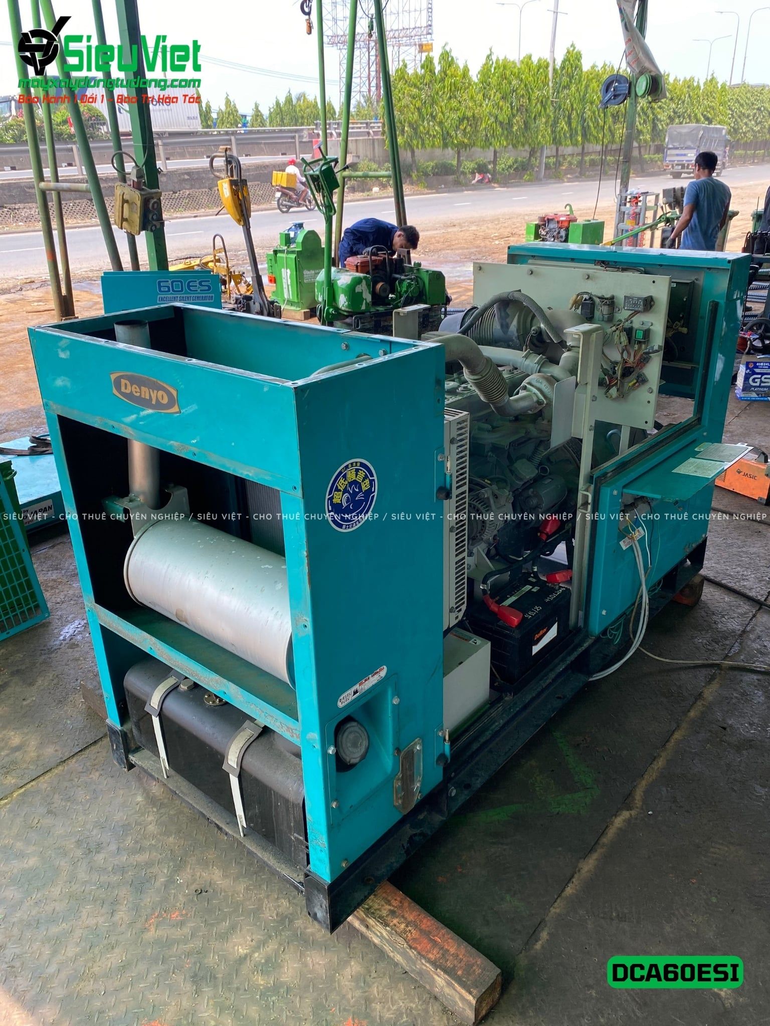 Thuê Ngày Máy phát điện 50kVA DCA60ESI - Động cơ Diesel