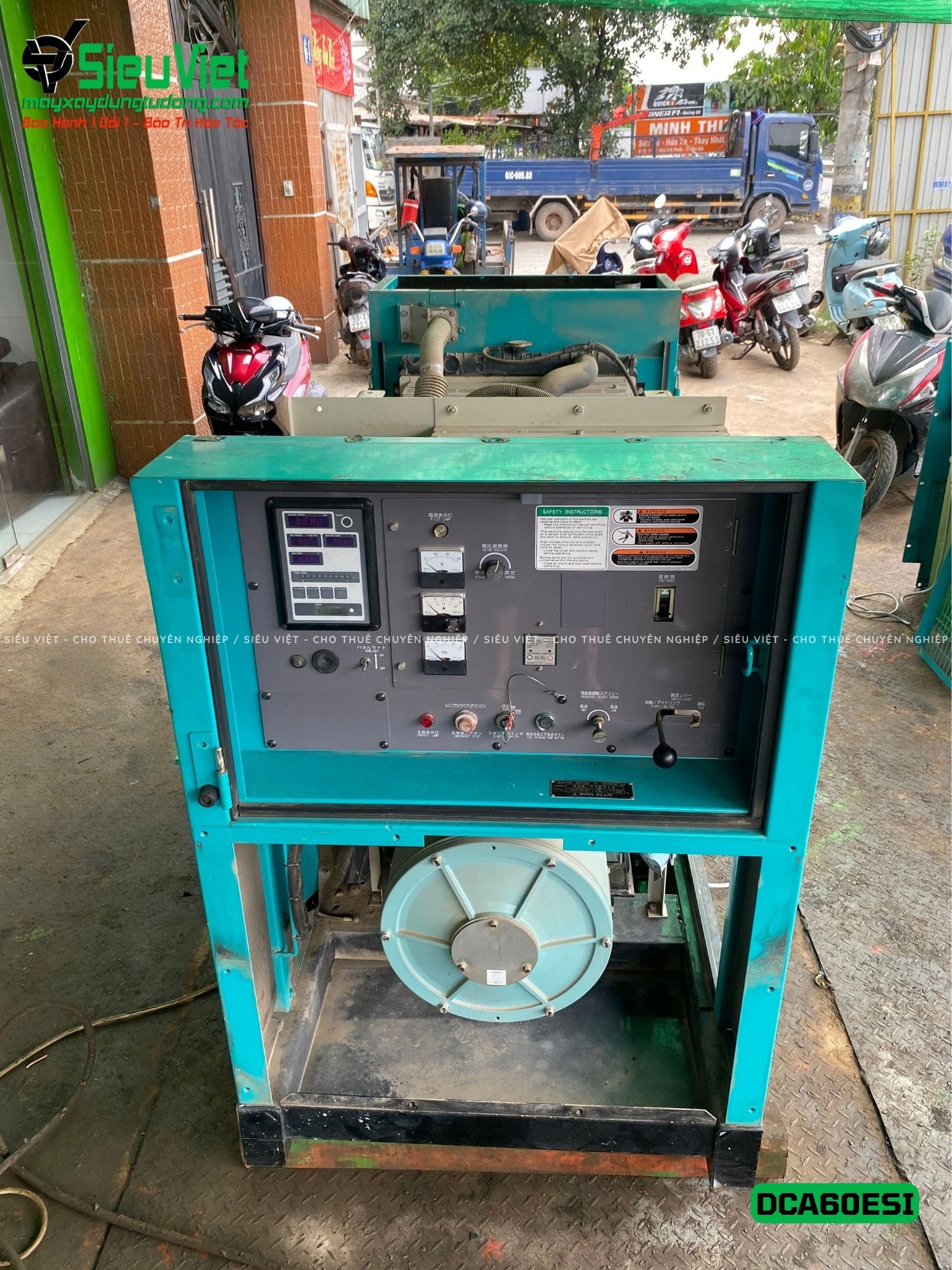 Thuê Ngày Máy phát điện 50kVA DCA60ESI - Động cơ Diesel