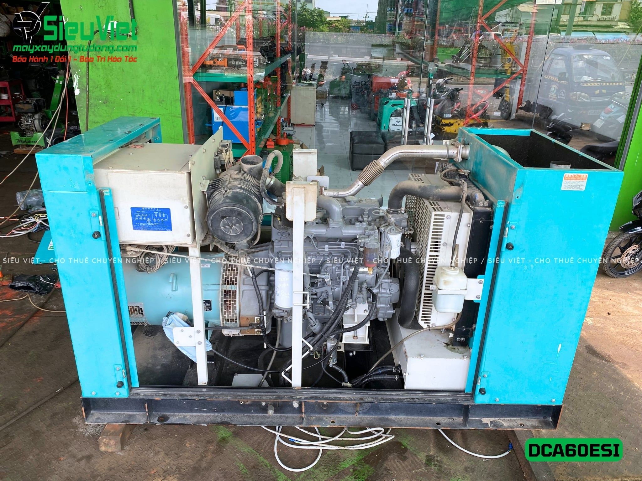 Thuê Ngày Máy phát điện 50kVA DCA60ESI - Động cơ Diesel