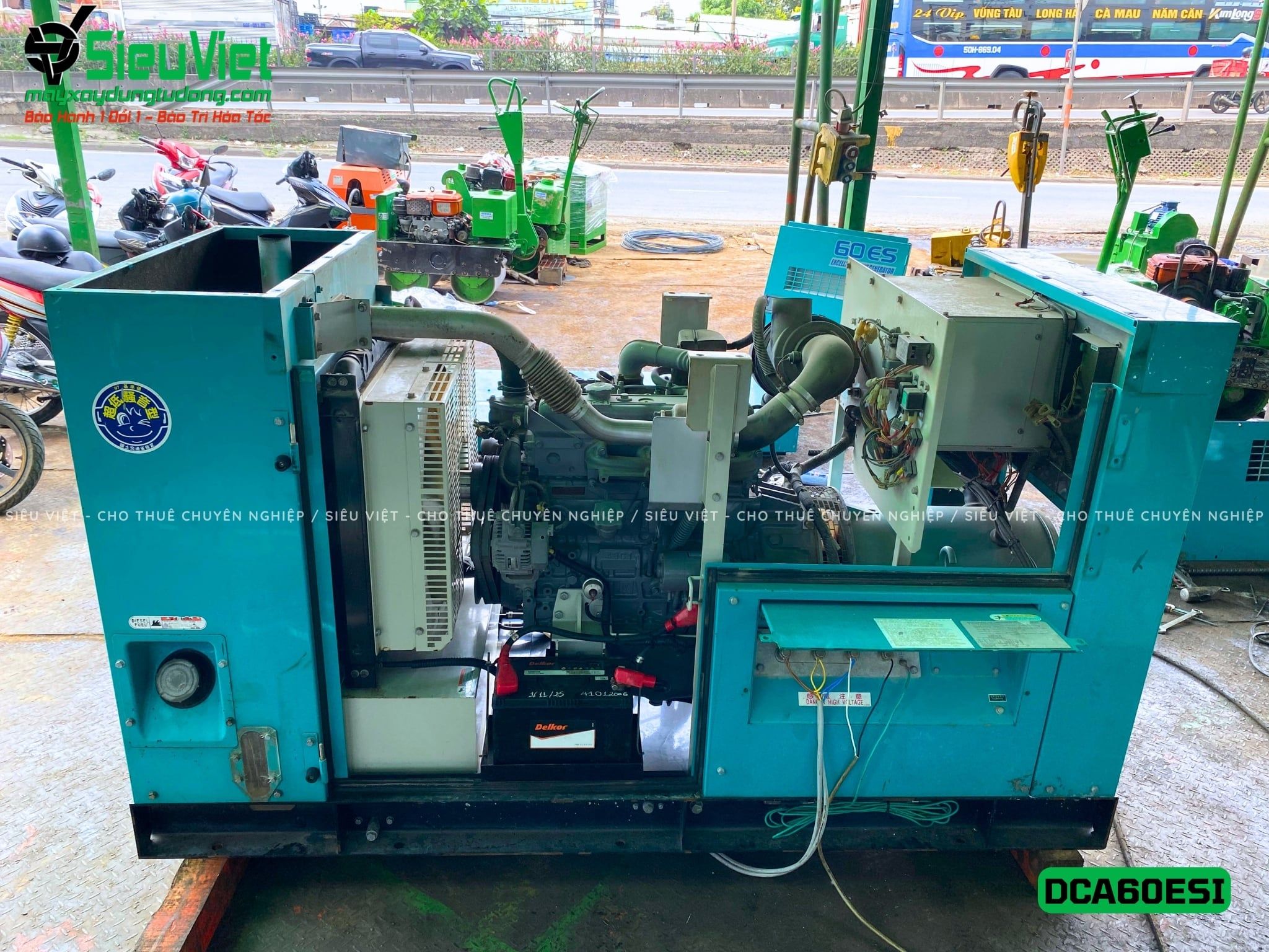 Thuê Ngày Máy phát điện 50kVA DCA60ESI - Động cơ Diesel
