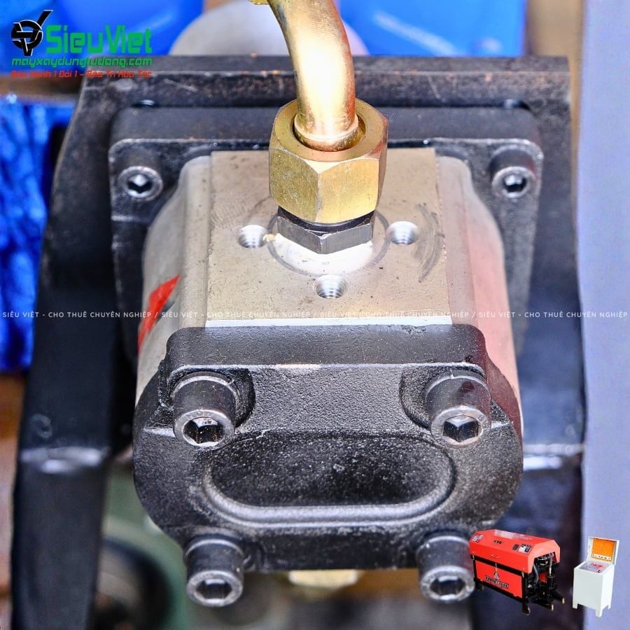 Bơm thủy lực máy duỗi cắt sắt tự động GT412 (220V)