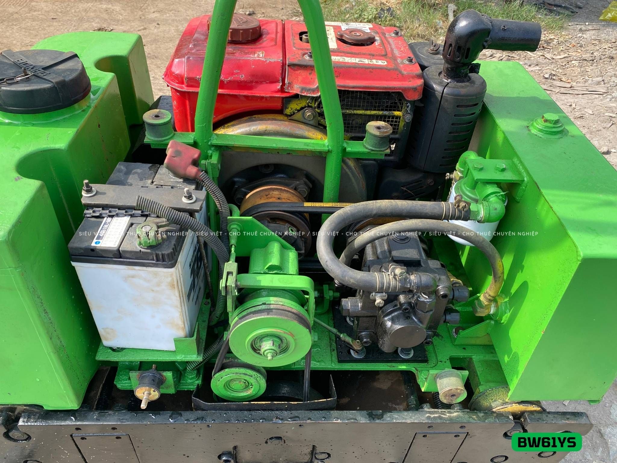 Xe lu rung dắt tay 580Kg Bomag BW61YS Nhật Bản (N61228042)