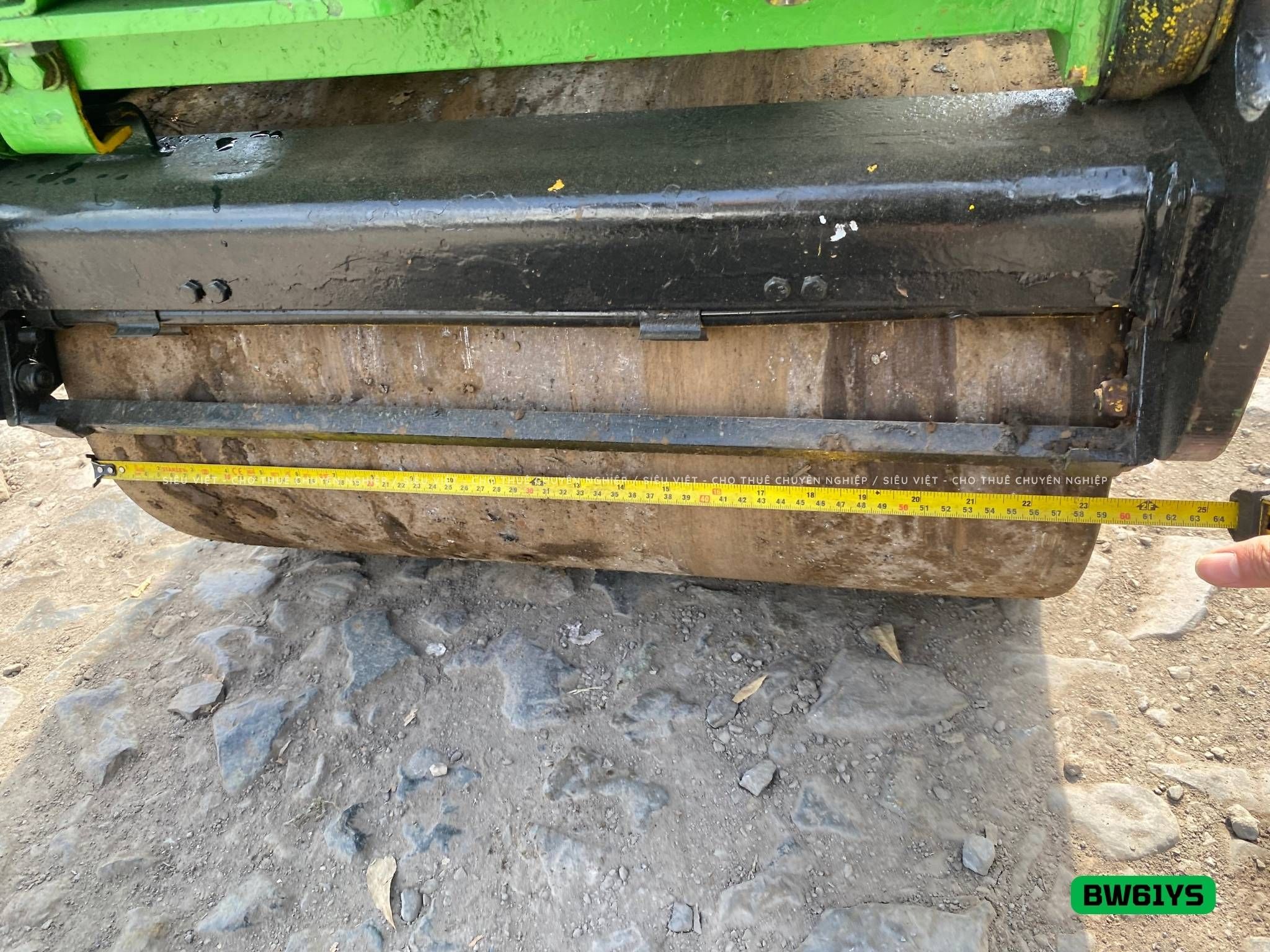 Xe lu rung dắt tay 580Kg Bomag BW61YS Nhật Bản (N61228042)