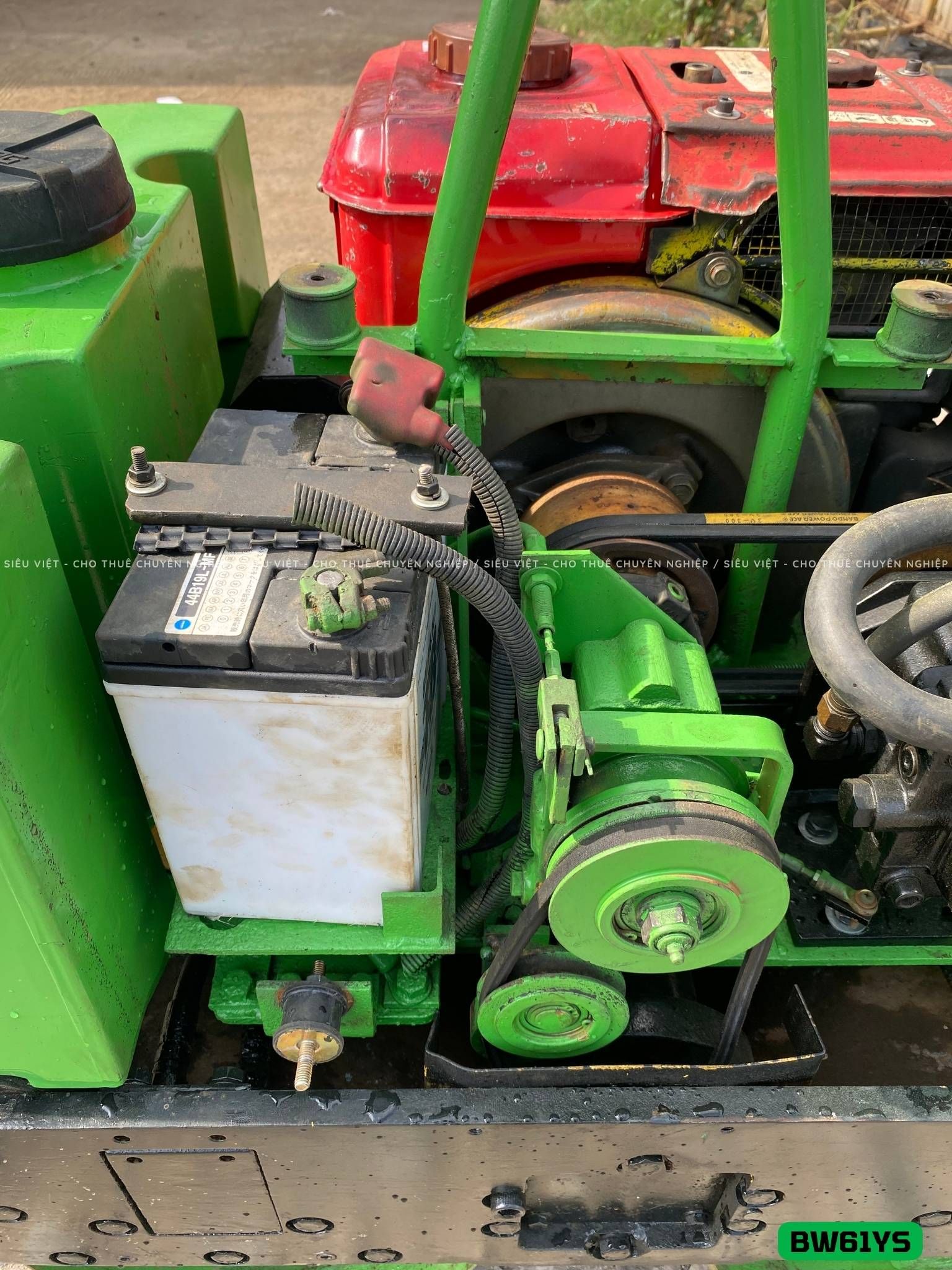 Xe lu rung dắt tay 580Kg Bomag BW61YS Nhật Bản (N61228042)