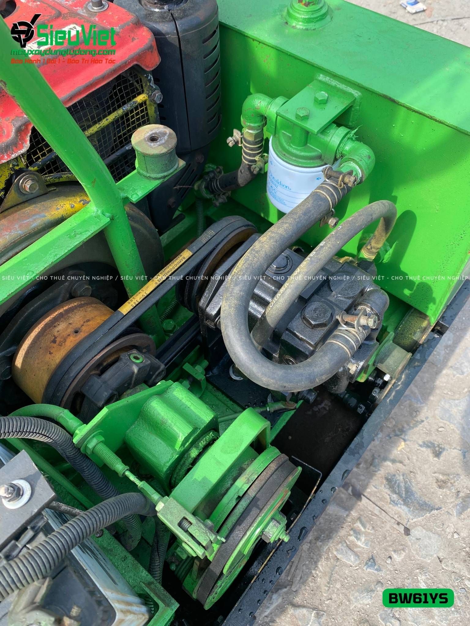 Xe lu rung dắt tay 580Kg Bomag BW61YS Nhật Bản (N61228042)