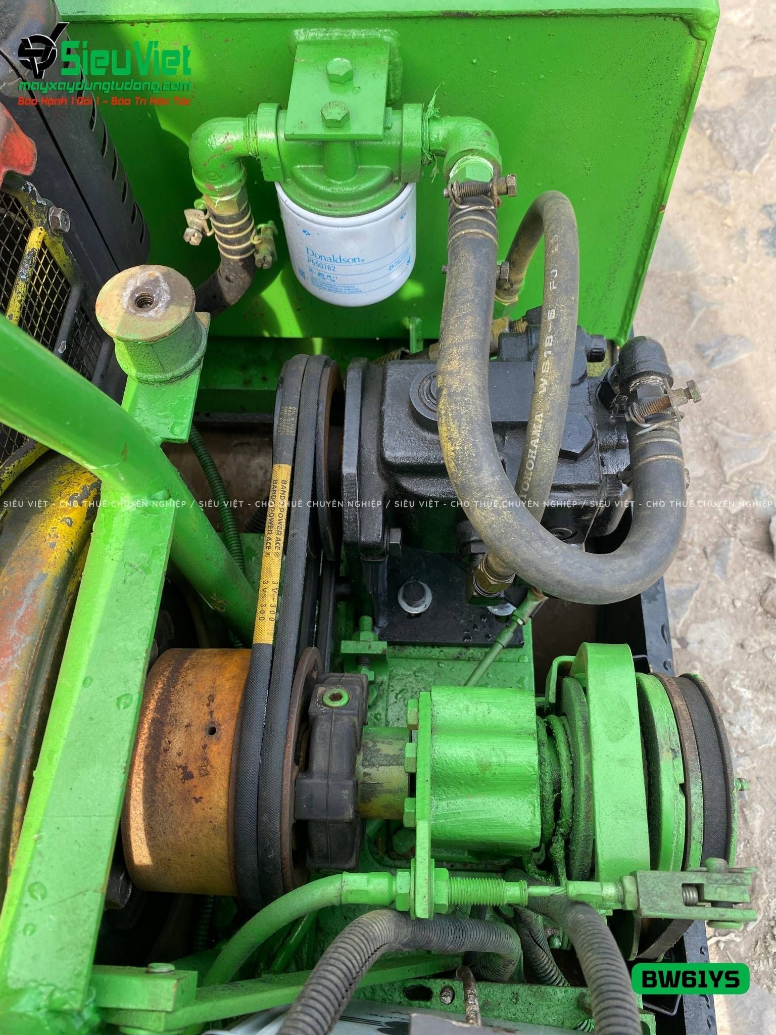 Xe lu rung dắt tay 580Kg Bomag BW61YS Nhật Bản (N61228042)