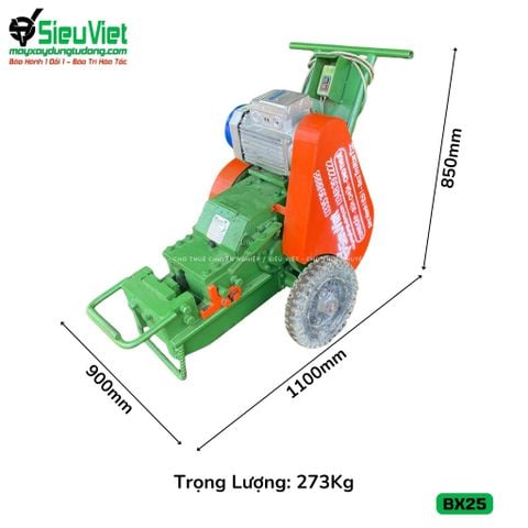 (Cũ) Máy cắt sắt bánh xe phi 25 BX25 (Có cò) - Điện 220v, 1 Pha