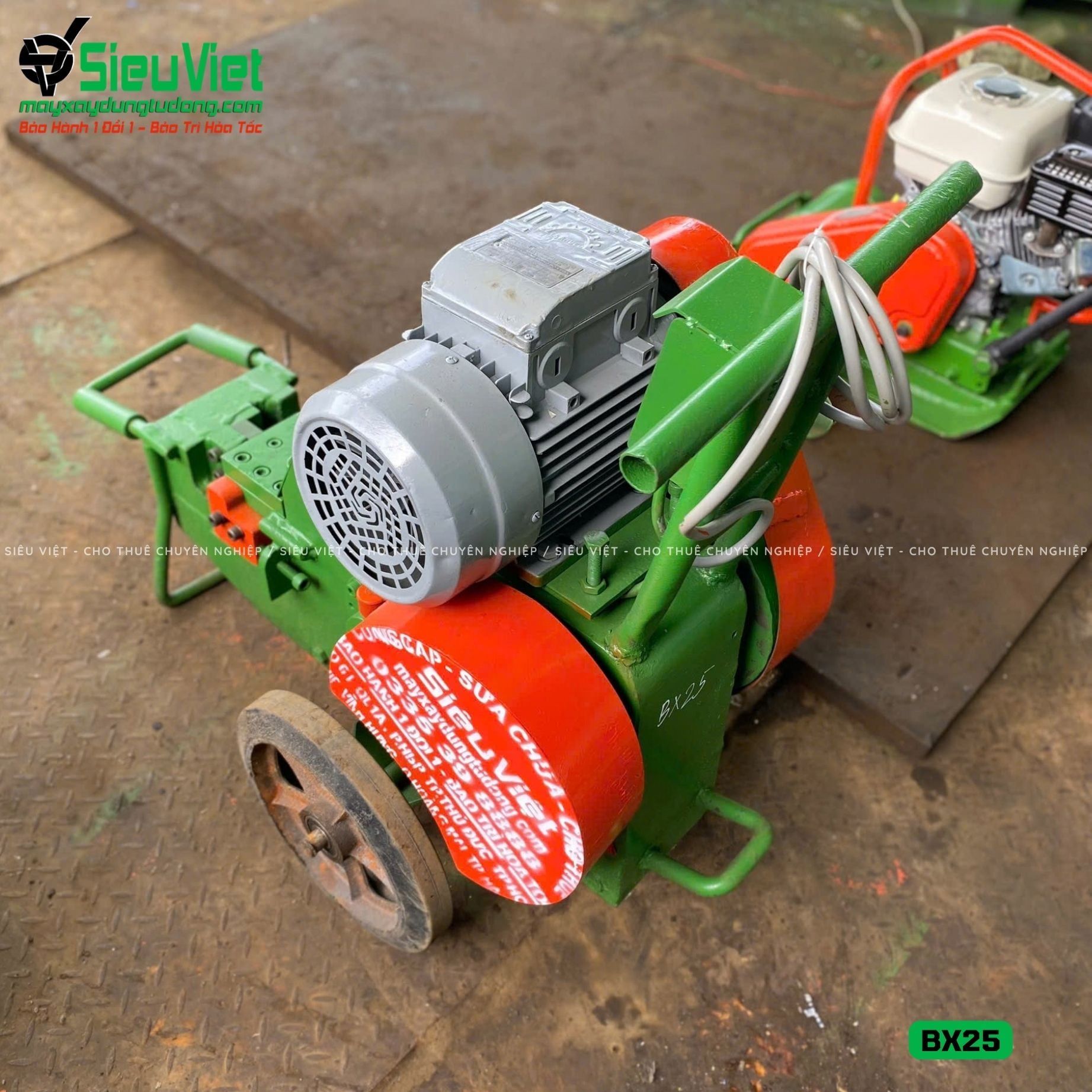 (Cũ) Máy cắt sắt bánh xe phi 25 BX25 Hàn Quốc - Điện 220v, 1 Pha