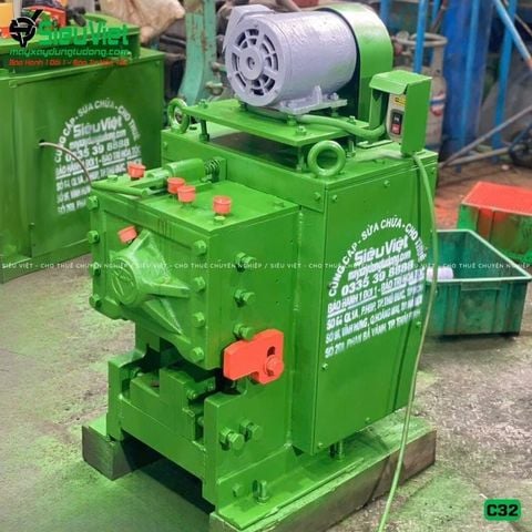 (Cũ) Máy cắt sắt C32 Nhật Bản - Điện 380v, 3 Pha (Loại 2)