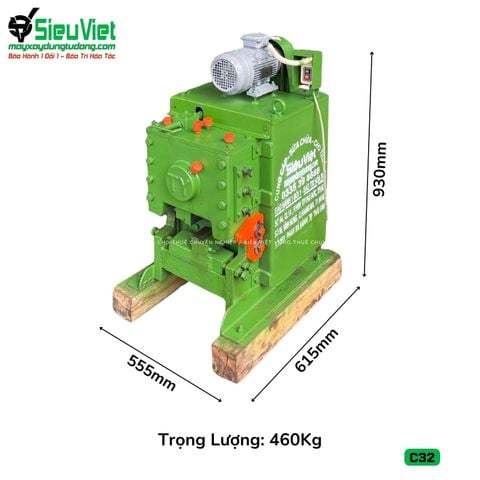 (Cũ) Máy cắt sắt C32 Nhật Bản - Điện 380v, 3 Pha (Loại 2)