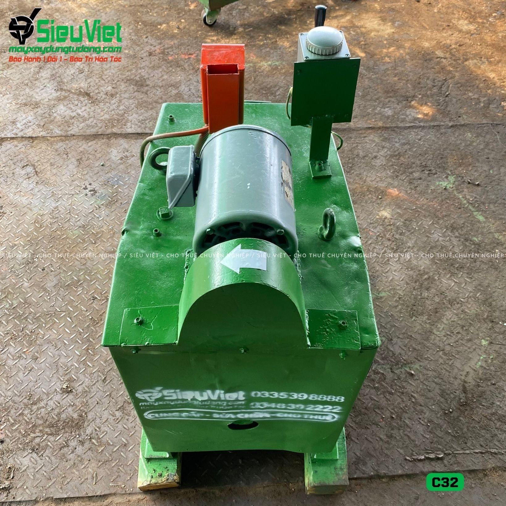(Cũ) Máy cắt sắt C32 Nhật Bản - Điện 380v, 3 Pha (Loại 1)