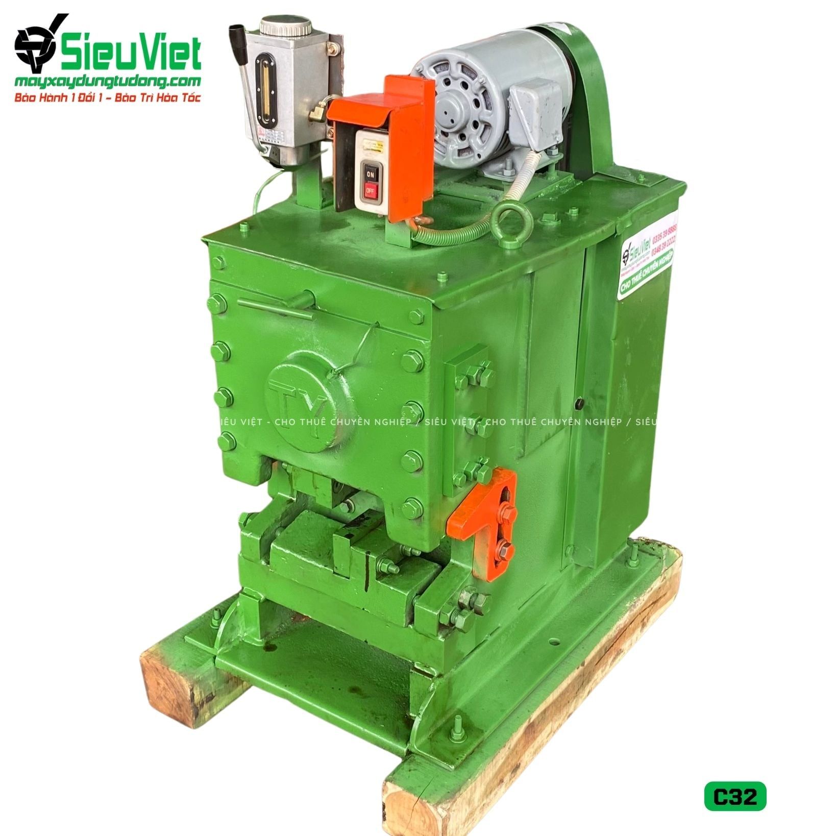 (Cũ) Máy cắt sắt C32 Nhật Bản - Điện 380v, 3 Pha (Loại 1)