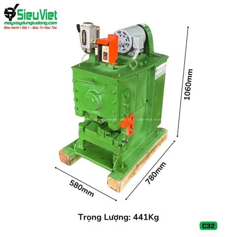 (Cũ) Máy cắt sắt C32 Nhật Bản - Điện 380v, 3 Pha (Loại 1)