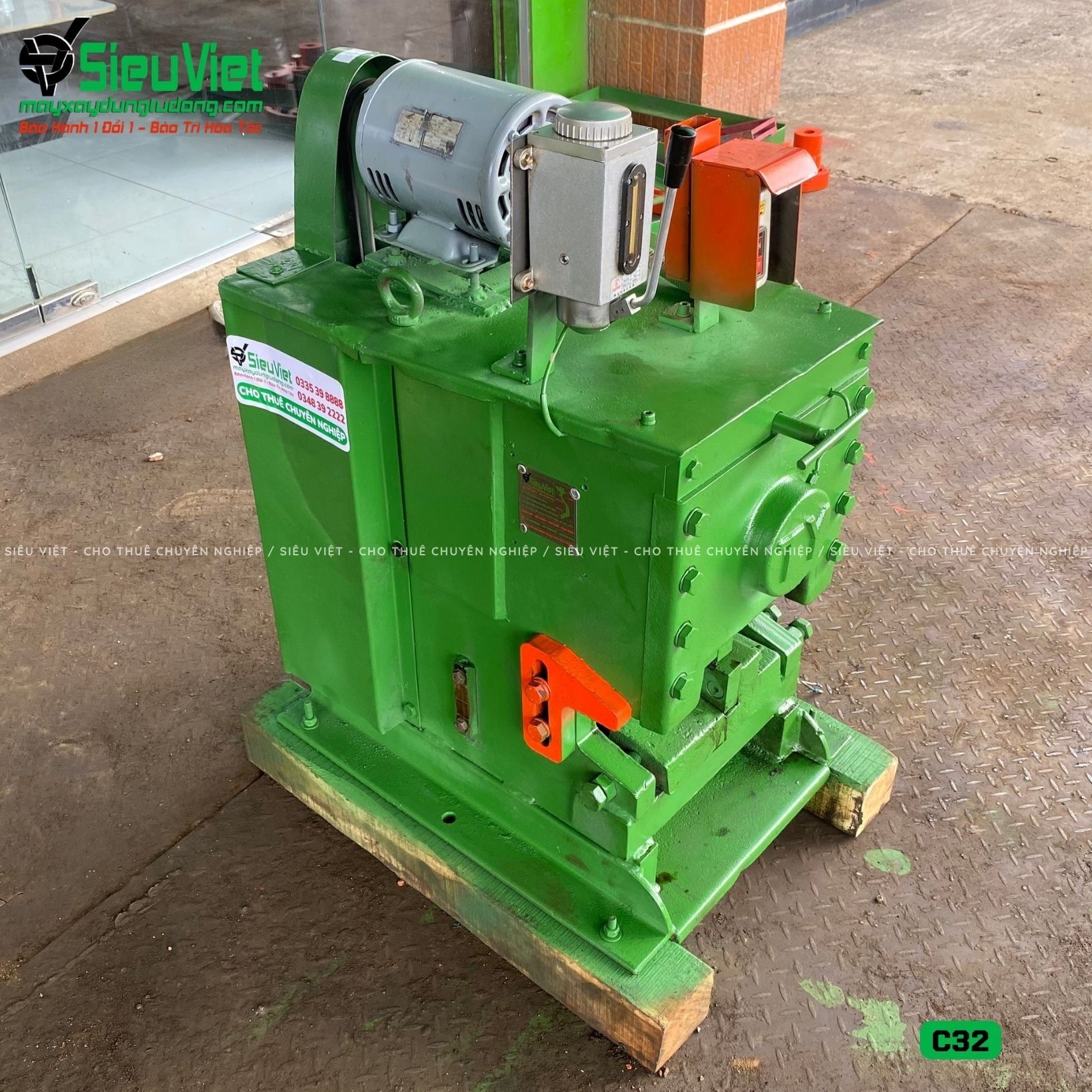 (Cũ) Máy cắt sắt C32 Nhật Bản - Điện 380v, 3 Pha (Loại 1)