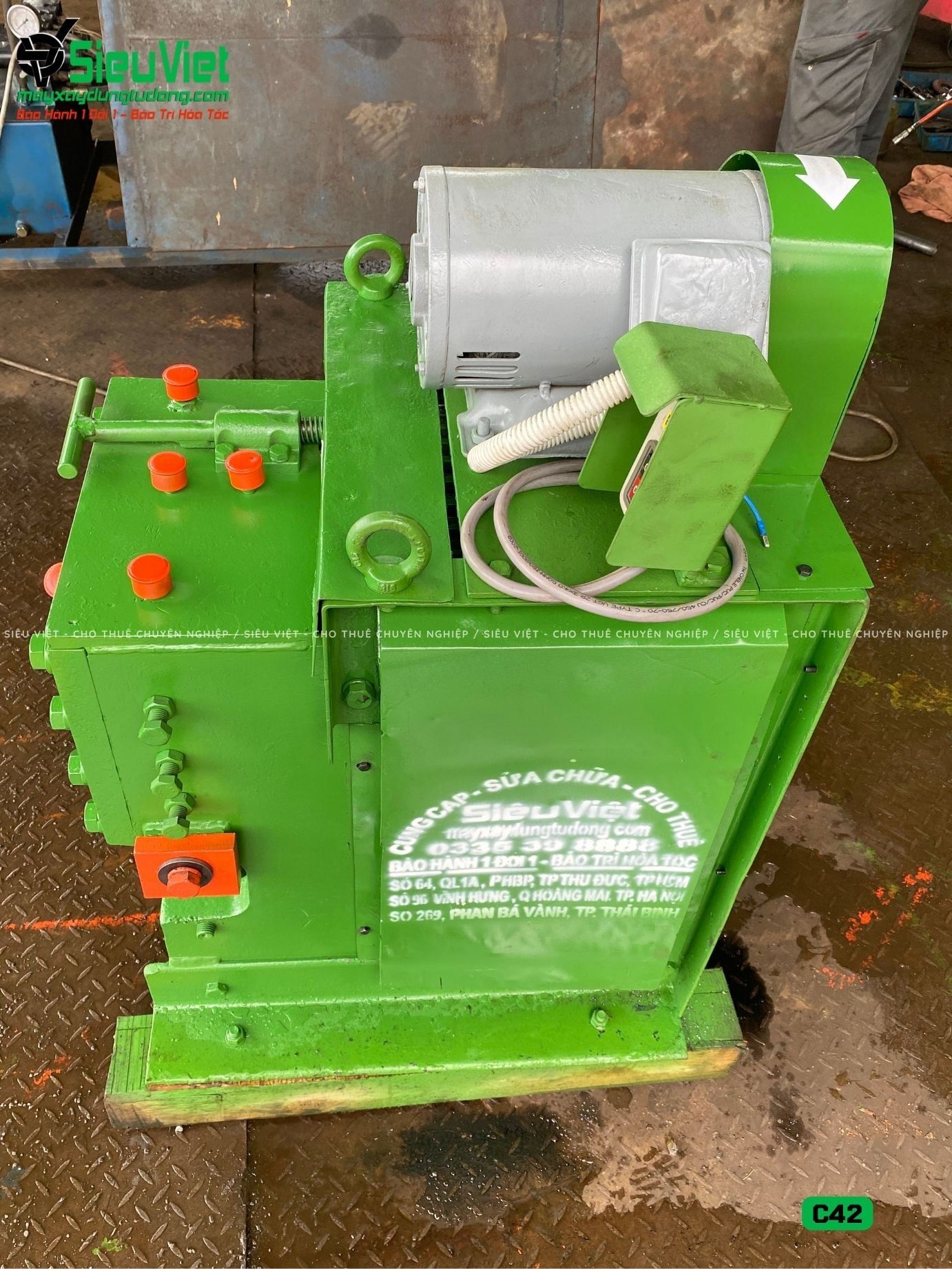 (Cũ) Máy cắt sắt C42 Nhật Bản - Điện 380v, 3 Pha (Loại 1)