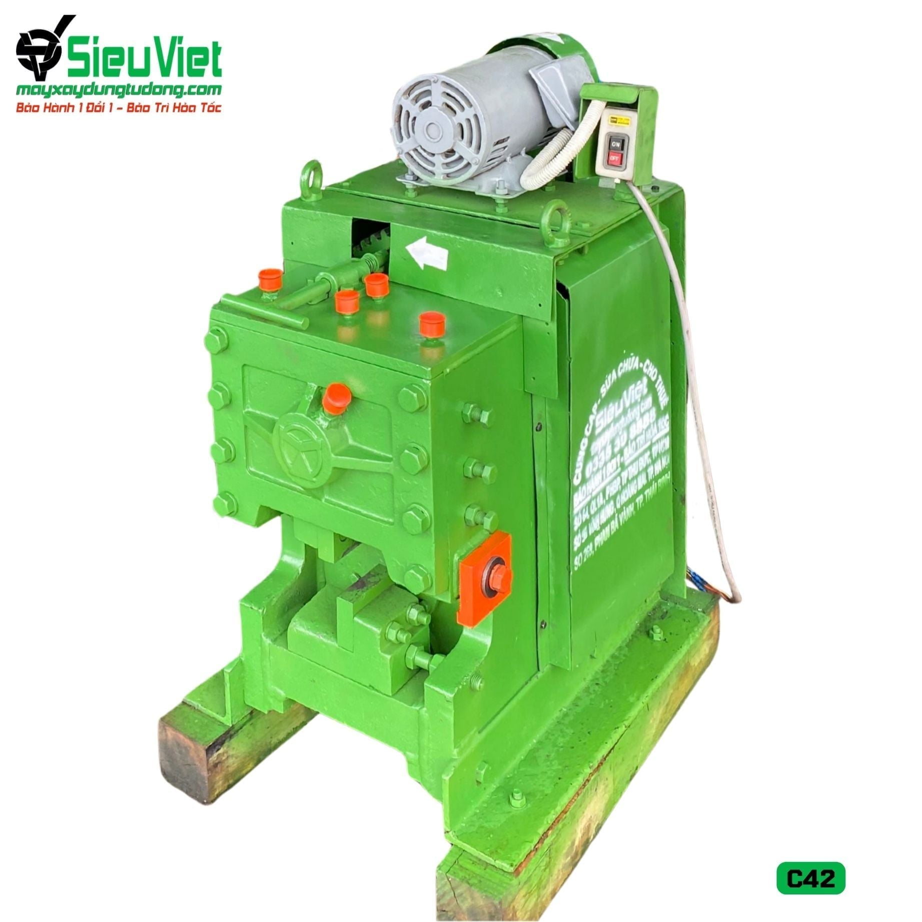 (Cũ) Máy cắt sắt C42 Nhật Bản - Điện 380v, 3 Pha (Loại 1)