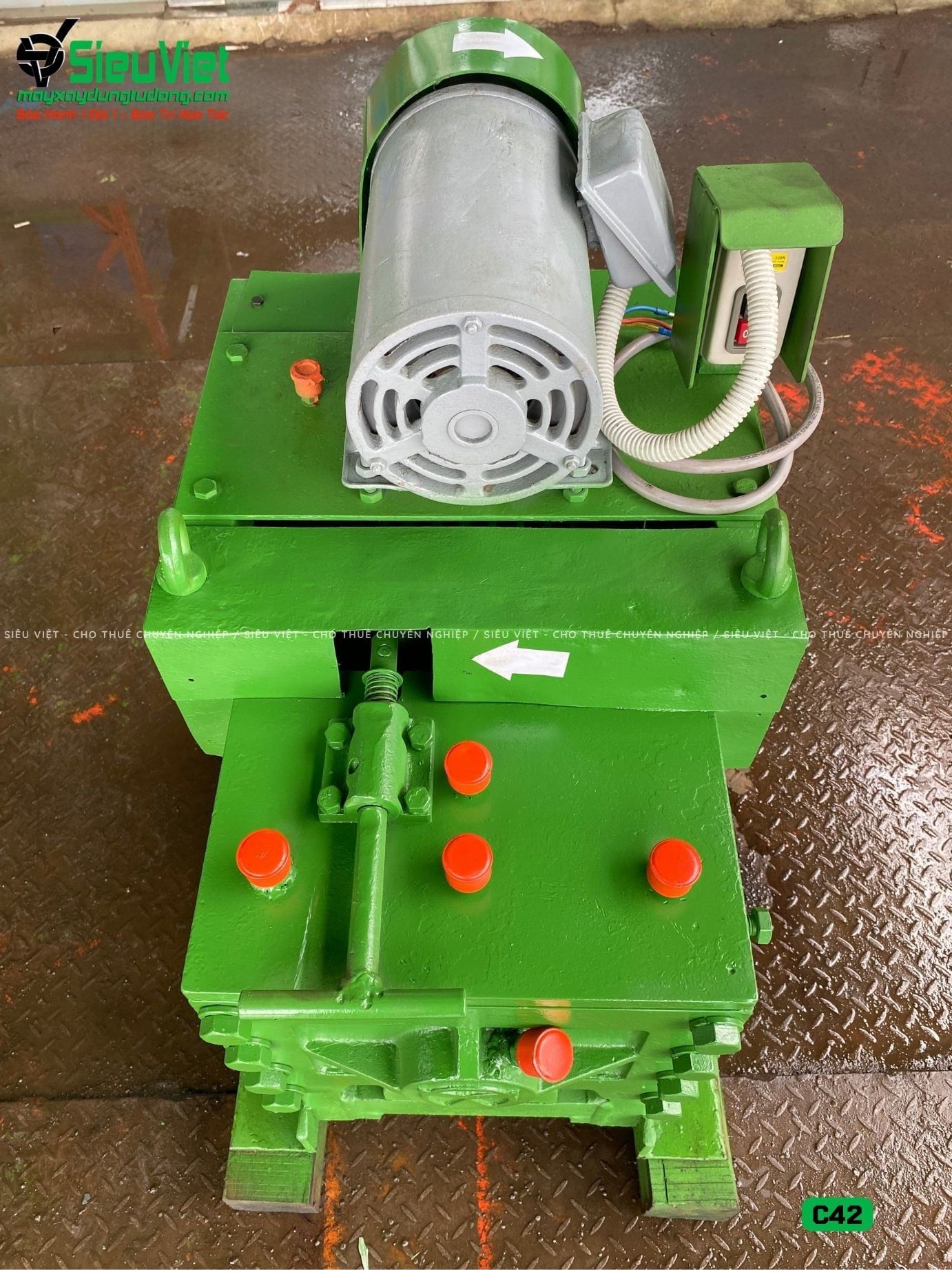 (Cũ) Máy cắt sắt C42 Nhật Bản - Điện 380v, 3 Pha (Loại 1)