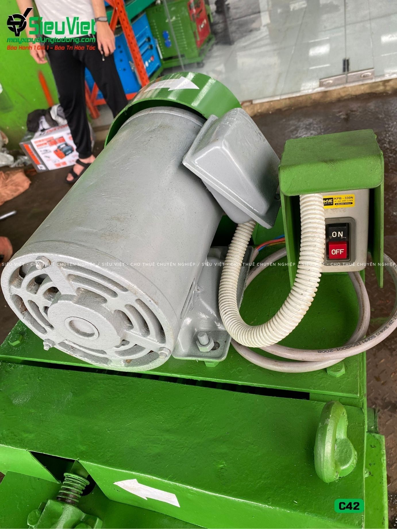 (Cũ) Máy cắt sắt C42 Nhật Bản - Điện 380v, 3 Pha (Loại 1)
