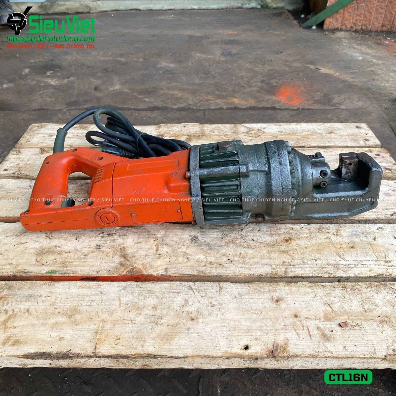 (Cũ) Máy cắt sắt thuỷ lực cầm tay mini phi 16 CTL16N Nhật Bản