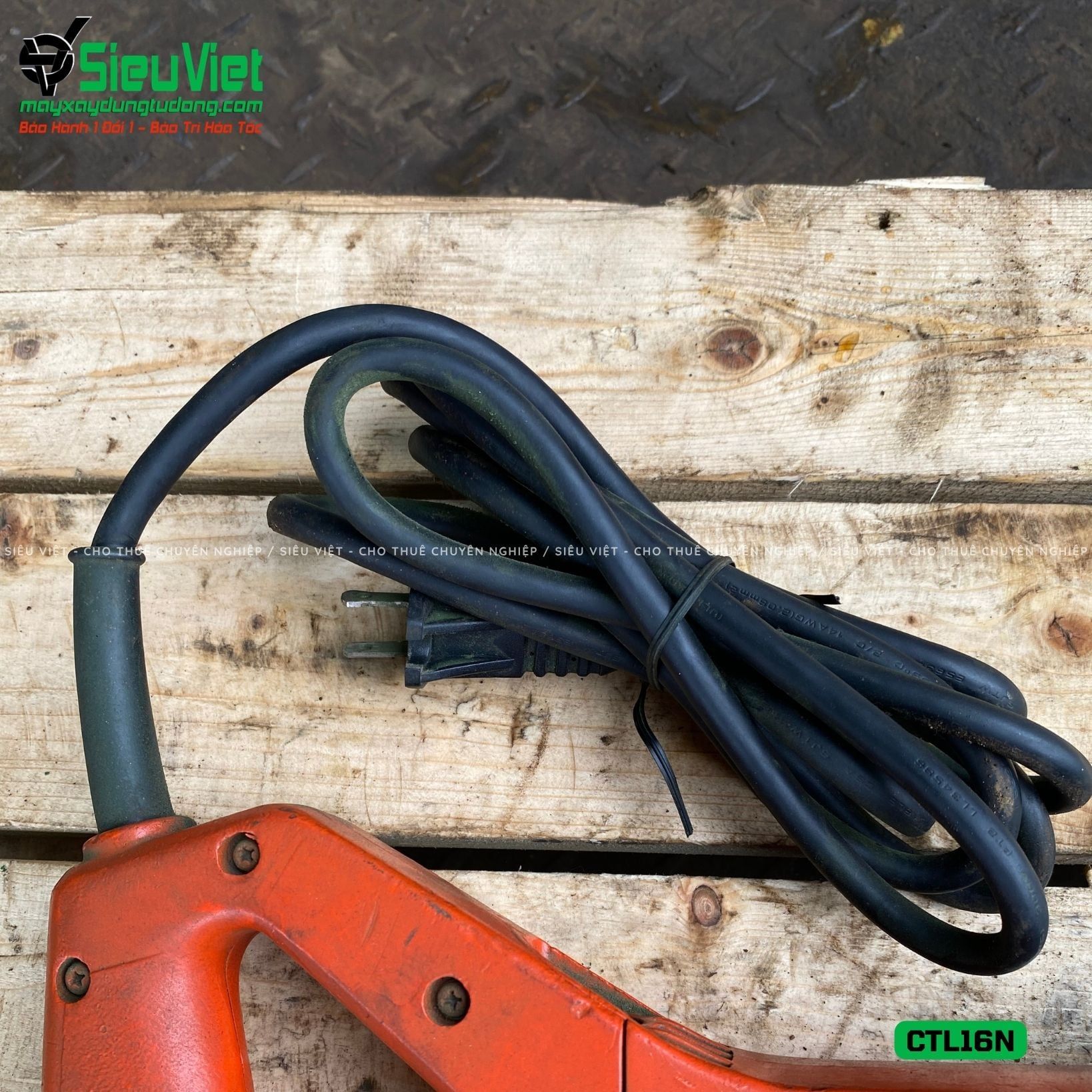 Thuê Tháng Máy cắt sắt cầm tay phi 6-16 CTL16N Nhật Bản - Điện 220V, 1 Pha