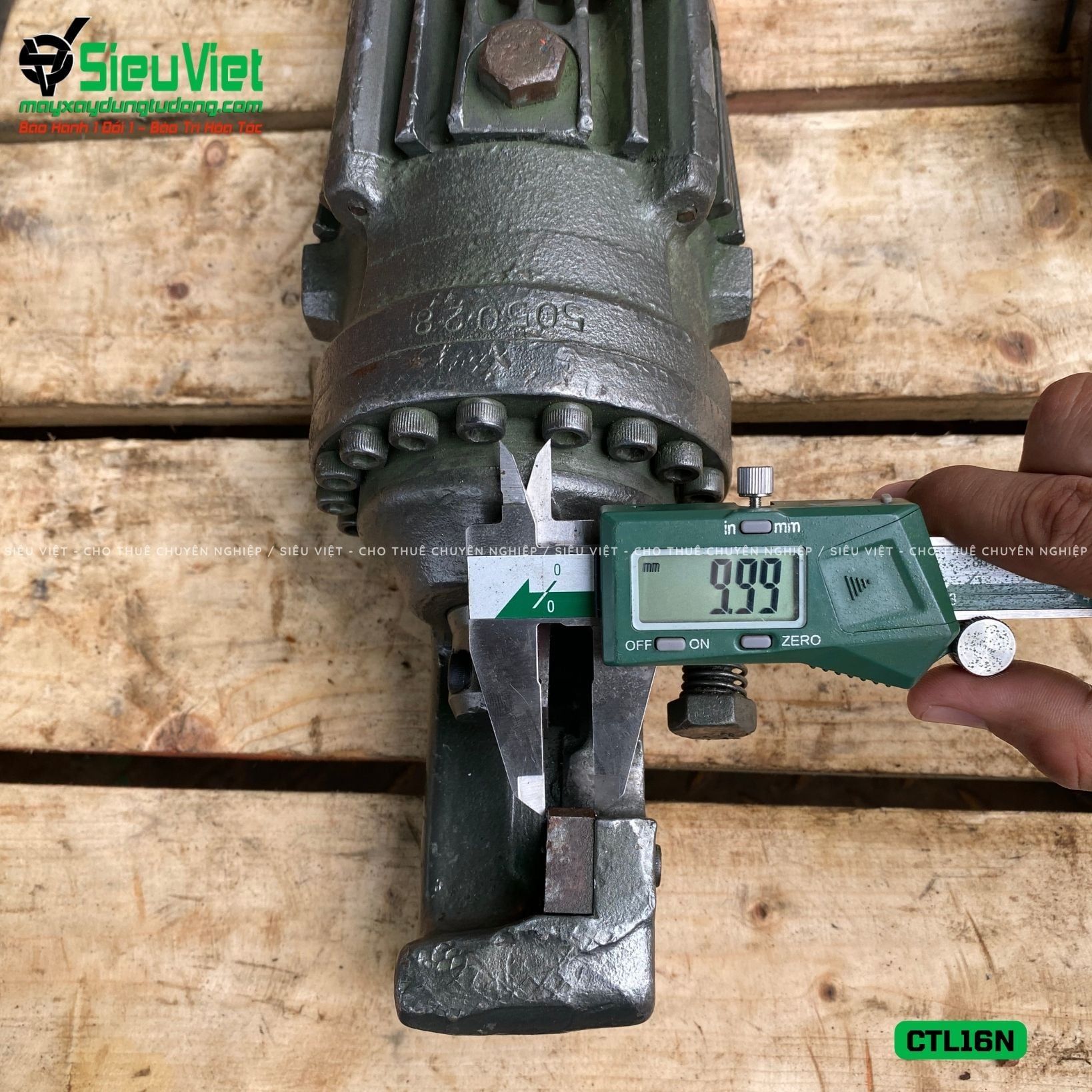 (Cũ) Máy cắt sắt thuỷ lực cầm tay mini phi 16 CTL16N Nhật Bản