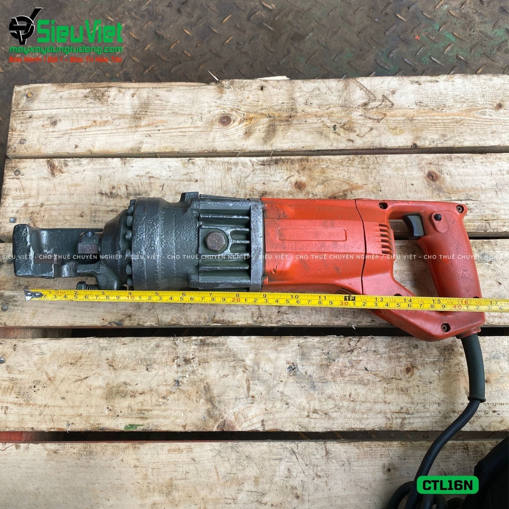 (Cũ) Máy cắt sắt thuỷ lực cầm tay mini phi 16 CTL16N Nhật Bản
