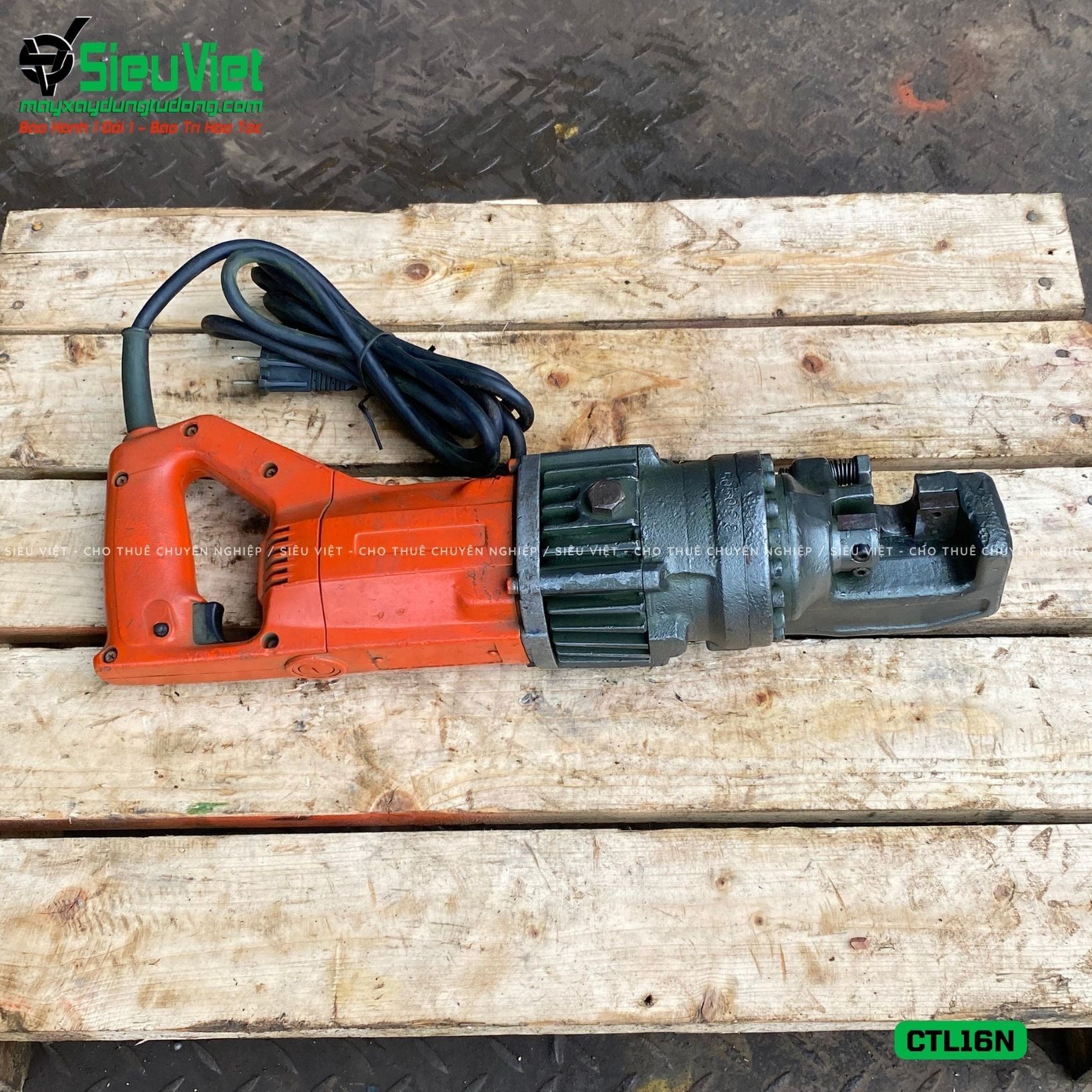 (Cũ) Máy cắt sắt thuỷ lực cầm tay mini phi 16 CTL16N Nhật Bản