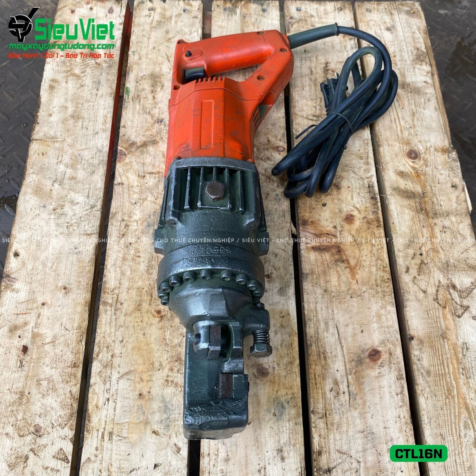 Thuê Tháng Máy cắt sắt cầm tay phi 6-16 CTL16N Nhật Bản - Điện 220V, 1 Pha