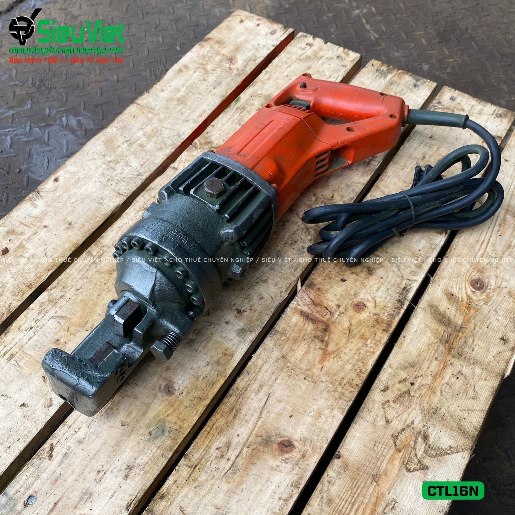 (Cũ) Máy cắt sắt thuỷ lực cầm tay mini phi 16 CTL16N Nhật Bản