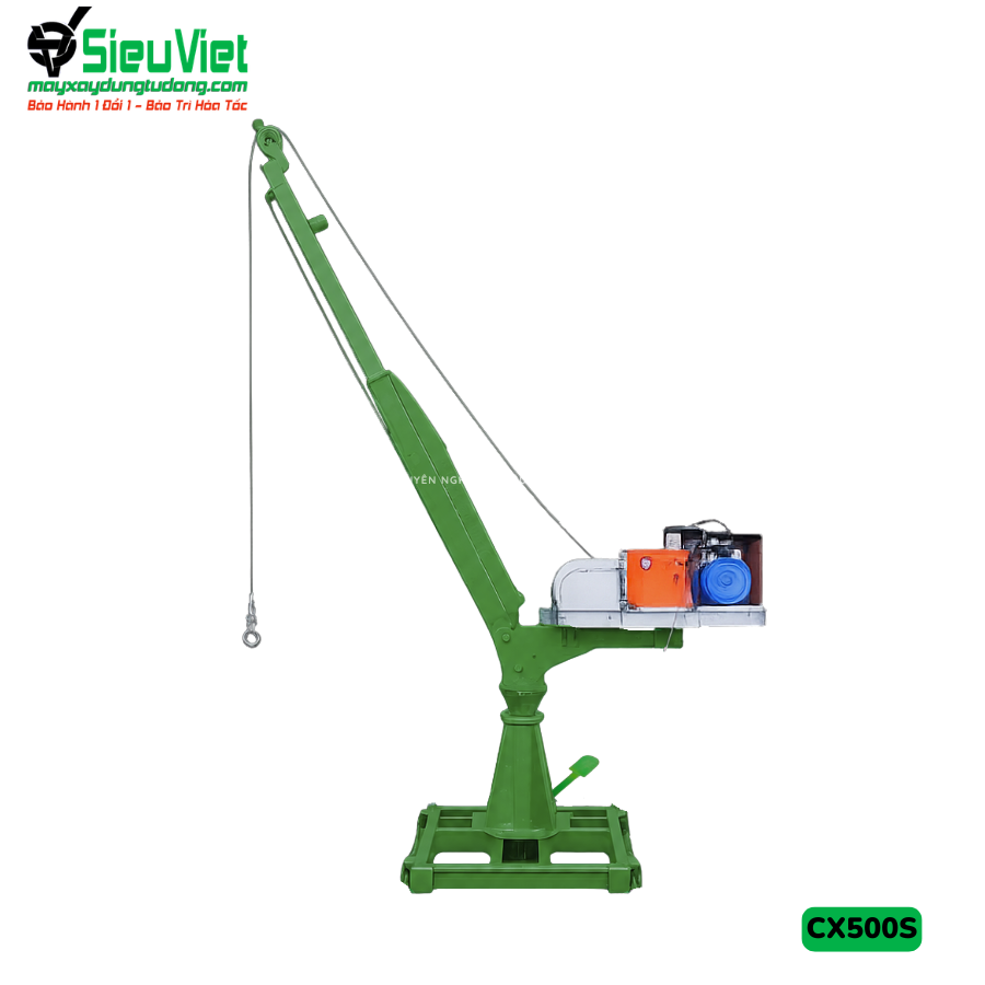 Cẩu xoay 360 độ CX500S - Không động cơ