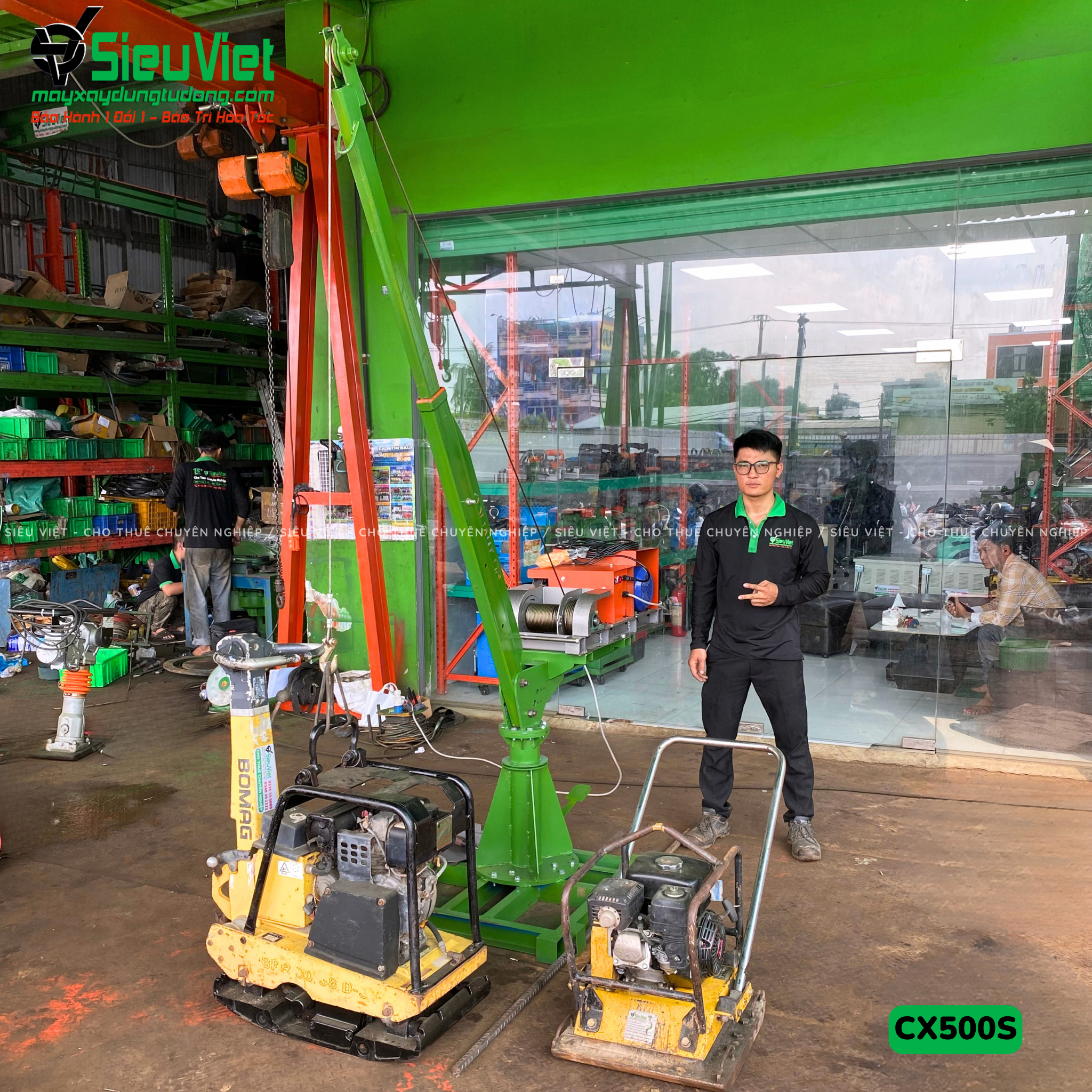 Bộ cẩu xoay tời nhanh biến tần SVCT25040