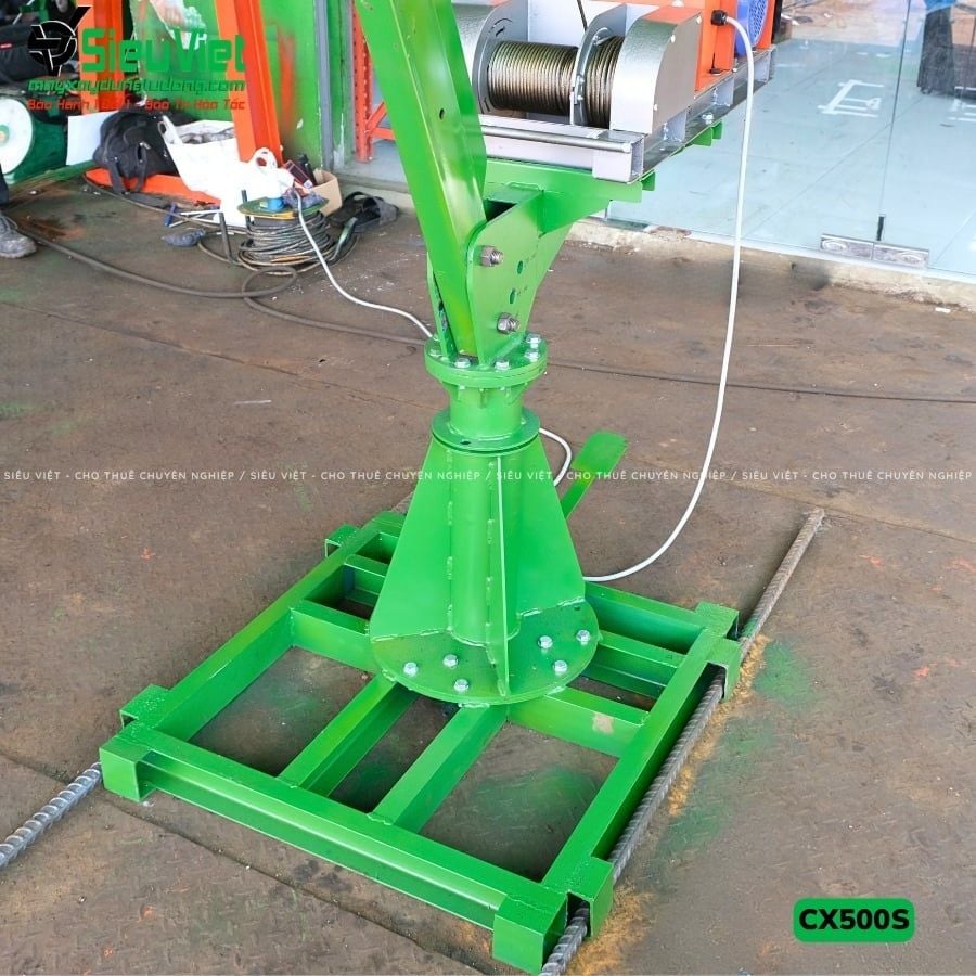 Cẩu xoay 360 độ CX500S - Không động cơ