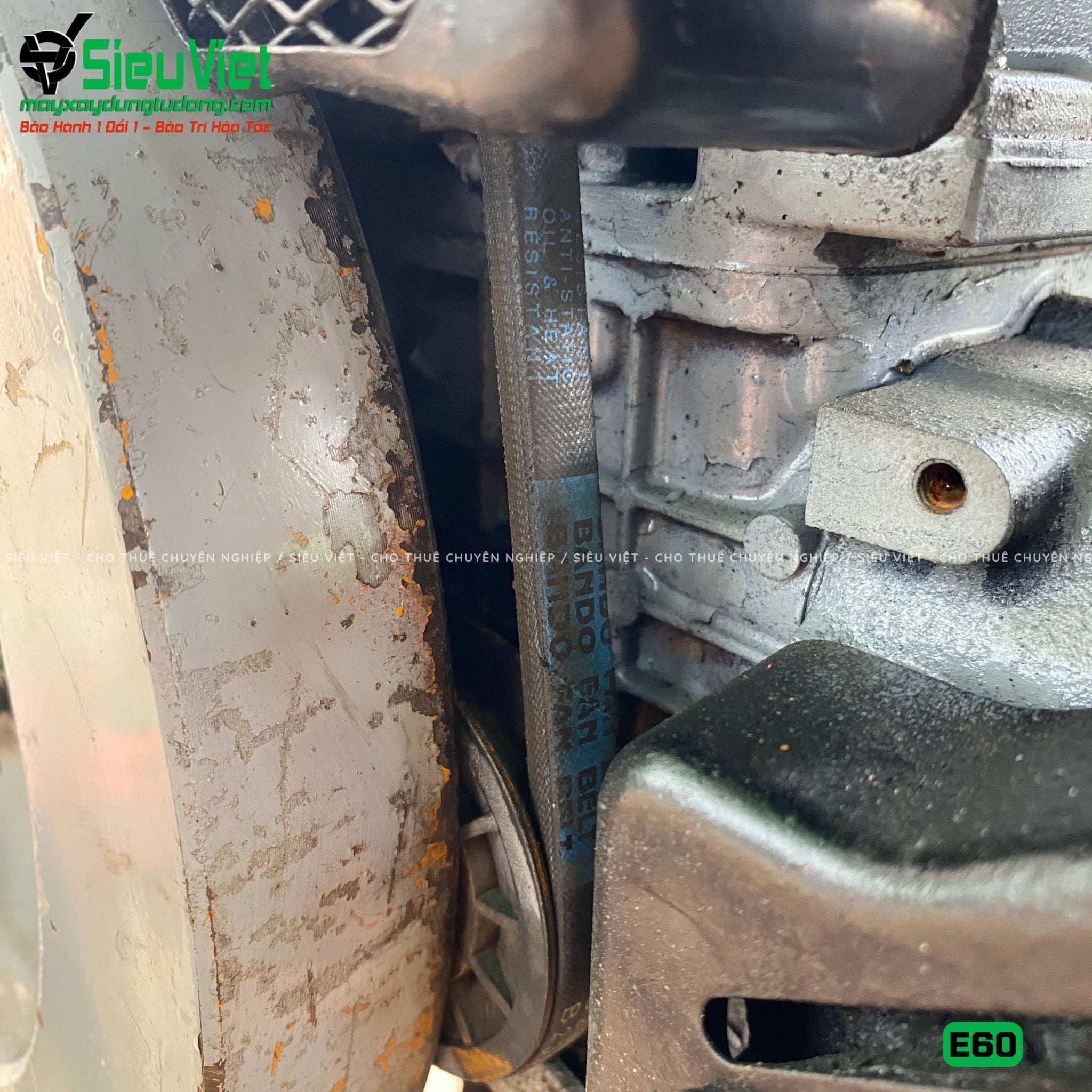 (Cũ) Động cơ diesel Kubota E60 Nhật Bản