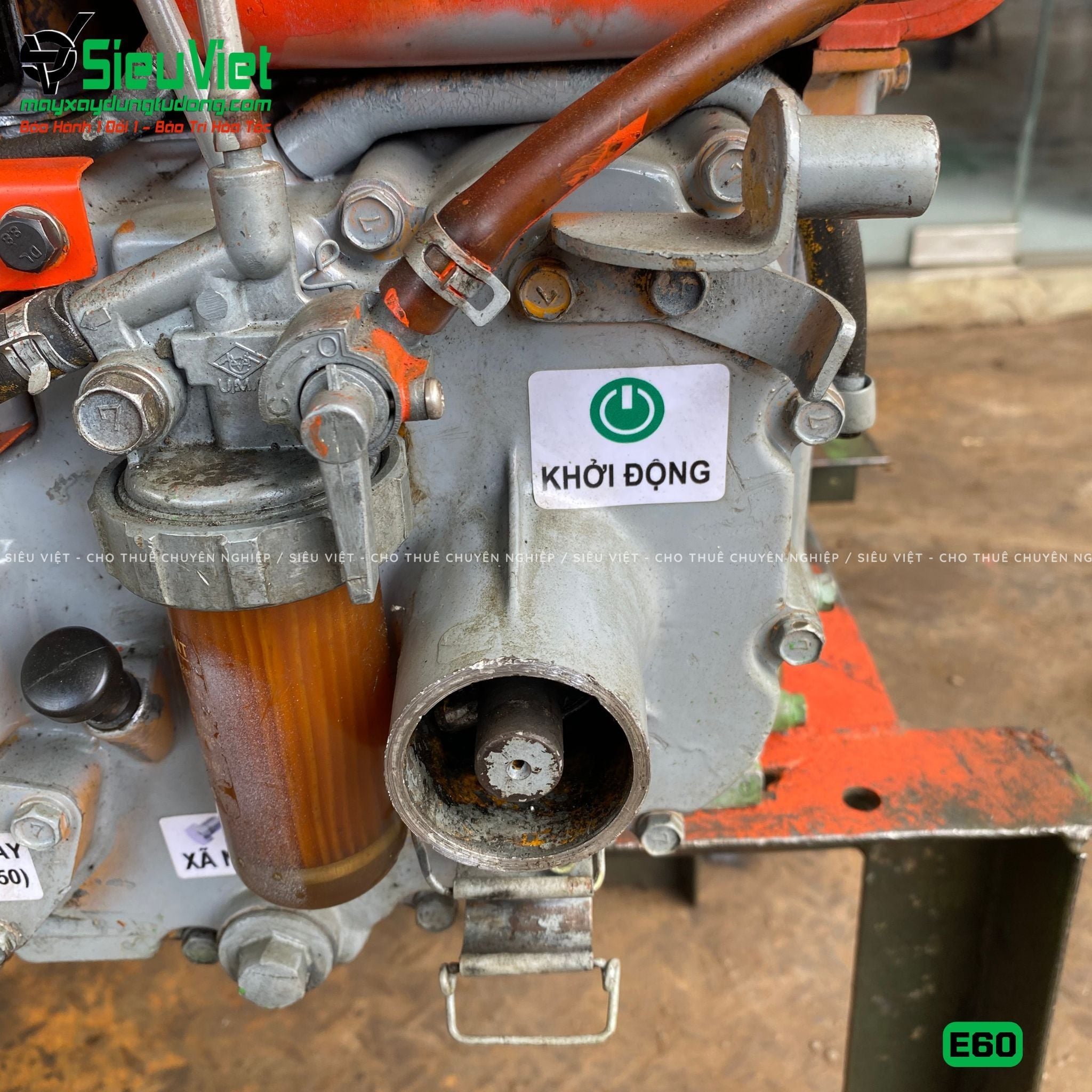 (Cũ) Động cơ diesel Kubota E60 Nhật Bản
