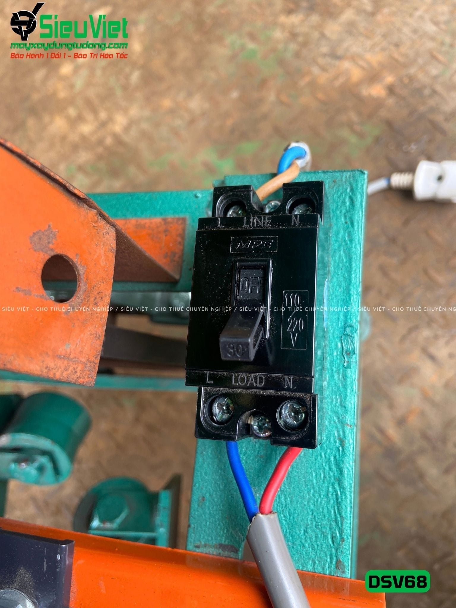 Máy duỗi sắt phi 6-8mm DSV68