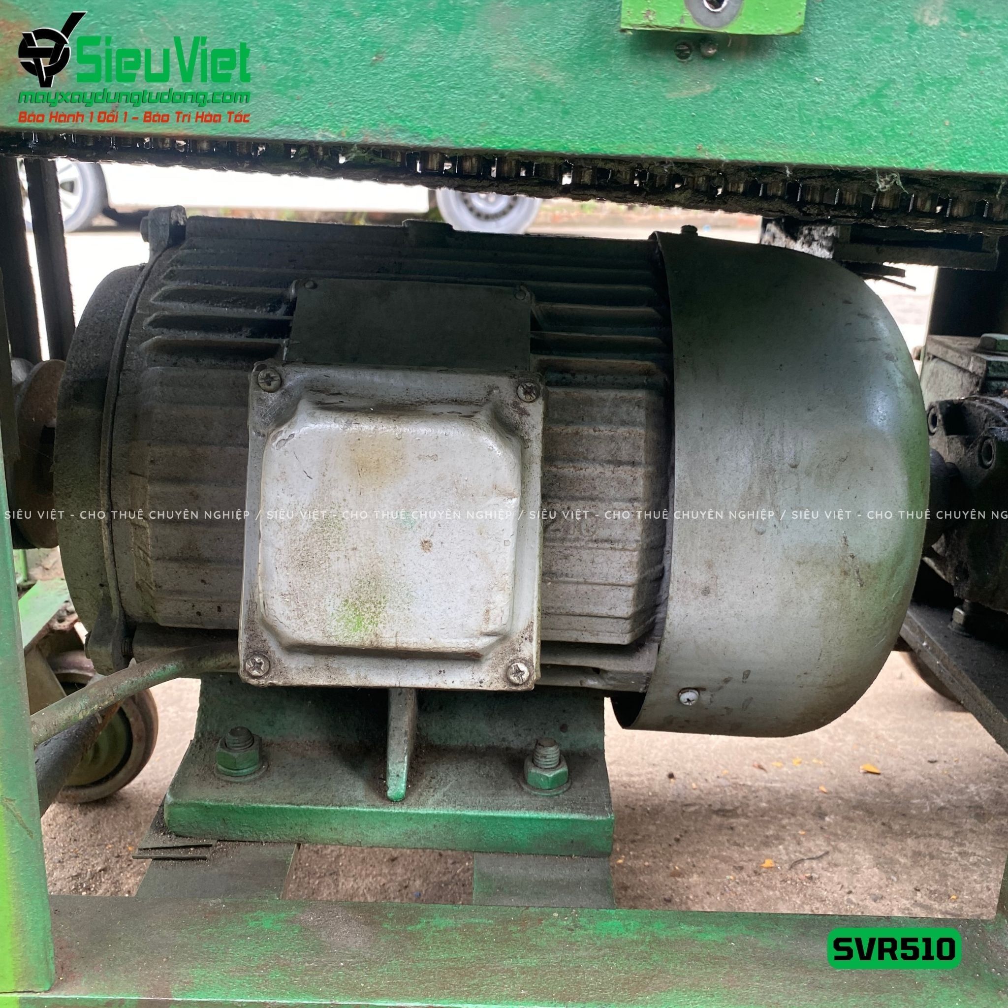 Máy duỗi sắt phế liệu phi 6-10 SVR510 (Điện 380v, 3 Pha)