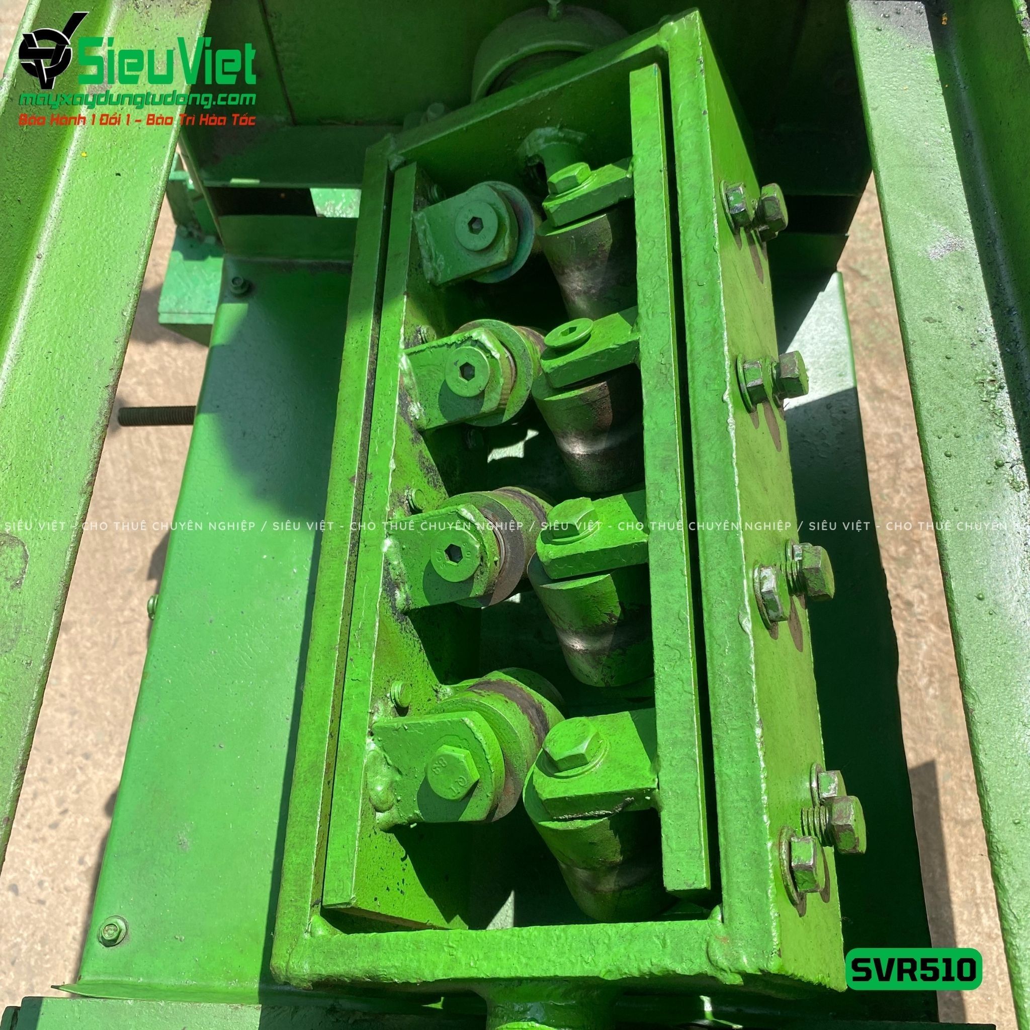 Máy duỗi sắt phế liệu phi 6-10 SVR510 (Điện 380v, 3 Pha)