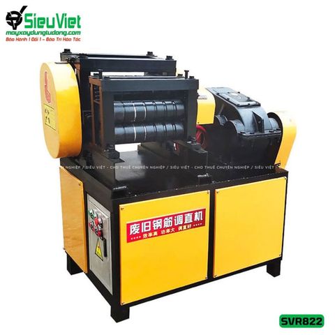 Thuê Ngày Máy duỗi sắt phế liệu phi 8 > 22mm SVR822 (Điện 380V, 3 Pha)