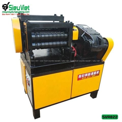 Thuê Tháng Máy duỗi sắt phế liệu phi 8 > 22mm SVR822 (Điện 380V, 3 Pha)
