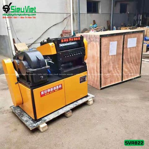 Thuê Tháng Máy duỗi sắt phế liệu phi 8 > 22mm SVR822 (Điện 380V, 3 Pha)