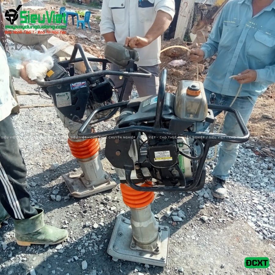 Thuê Tháng Máy đầm cóc DC6 55-65kg (Xăng)