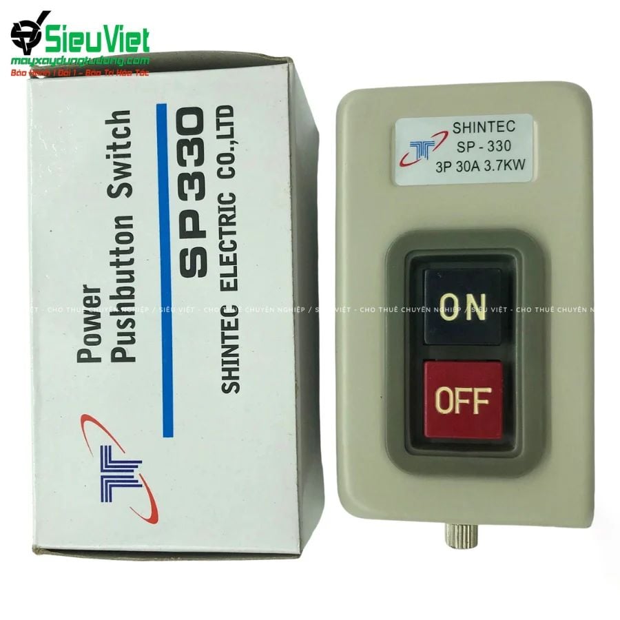 Công tắc nguồn nút nhấn on off - 3 pha, 30A (S)